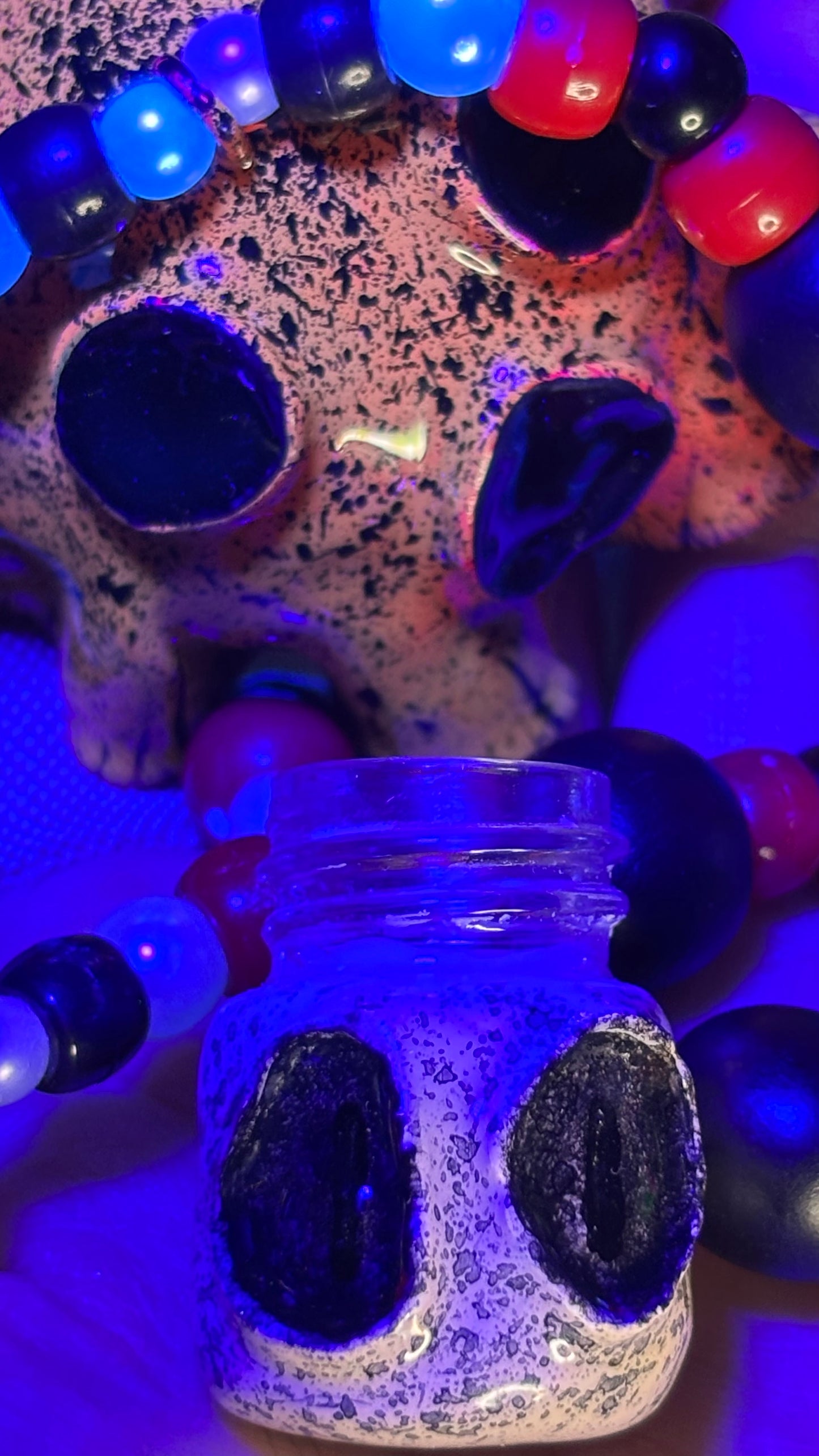 Haunted Shroomie Stash Jar Necklace