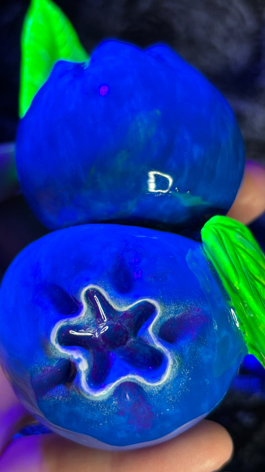 Blueberry Stash Jar Necklace