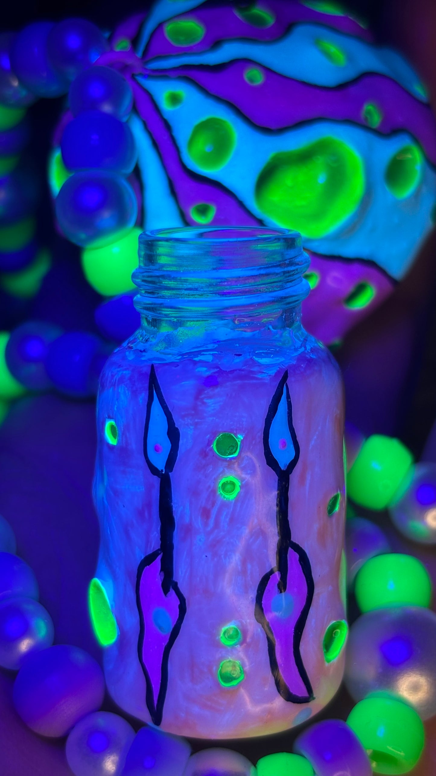 Experimental Shroomie Stash Jar Necklace #3