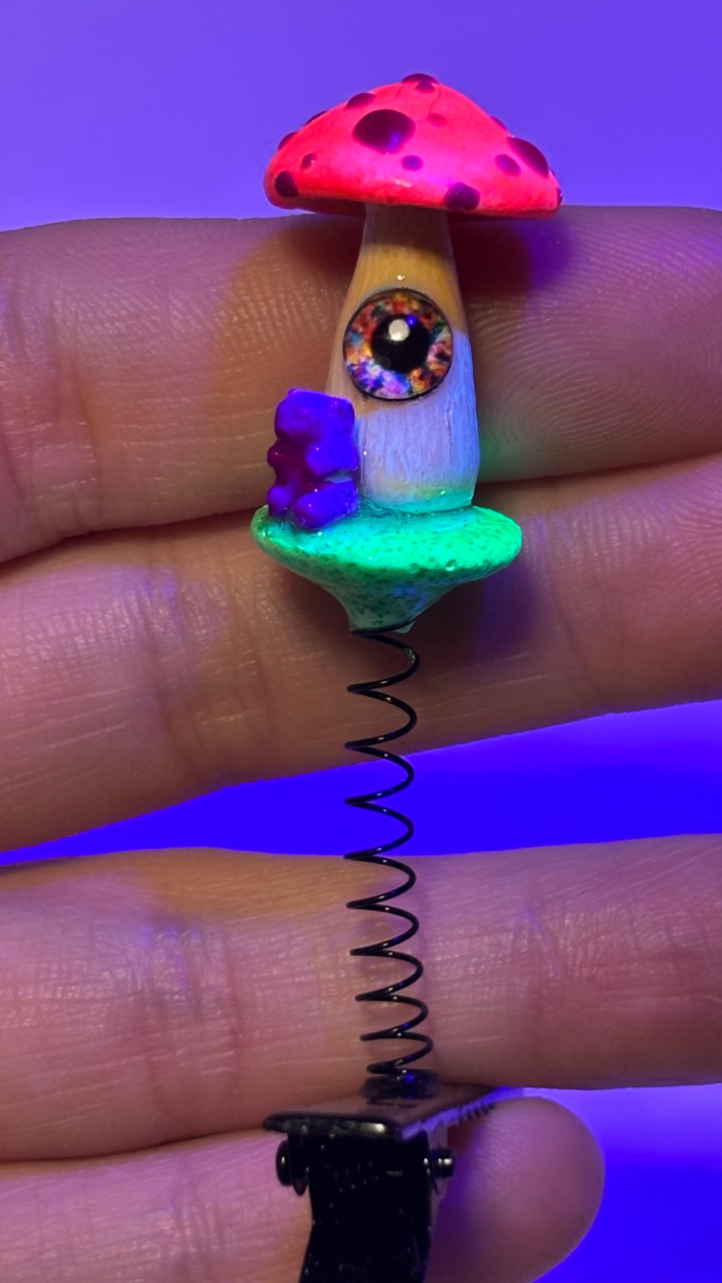 Mini Bear/Cyclops Mushroom Sprout Clips π±(Color Randomly Picked!)