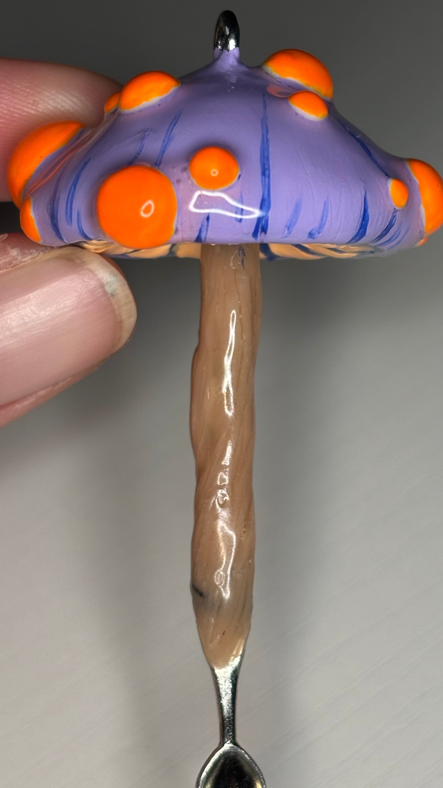 Pale Purple Mushroom Mini Spoon π₯