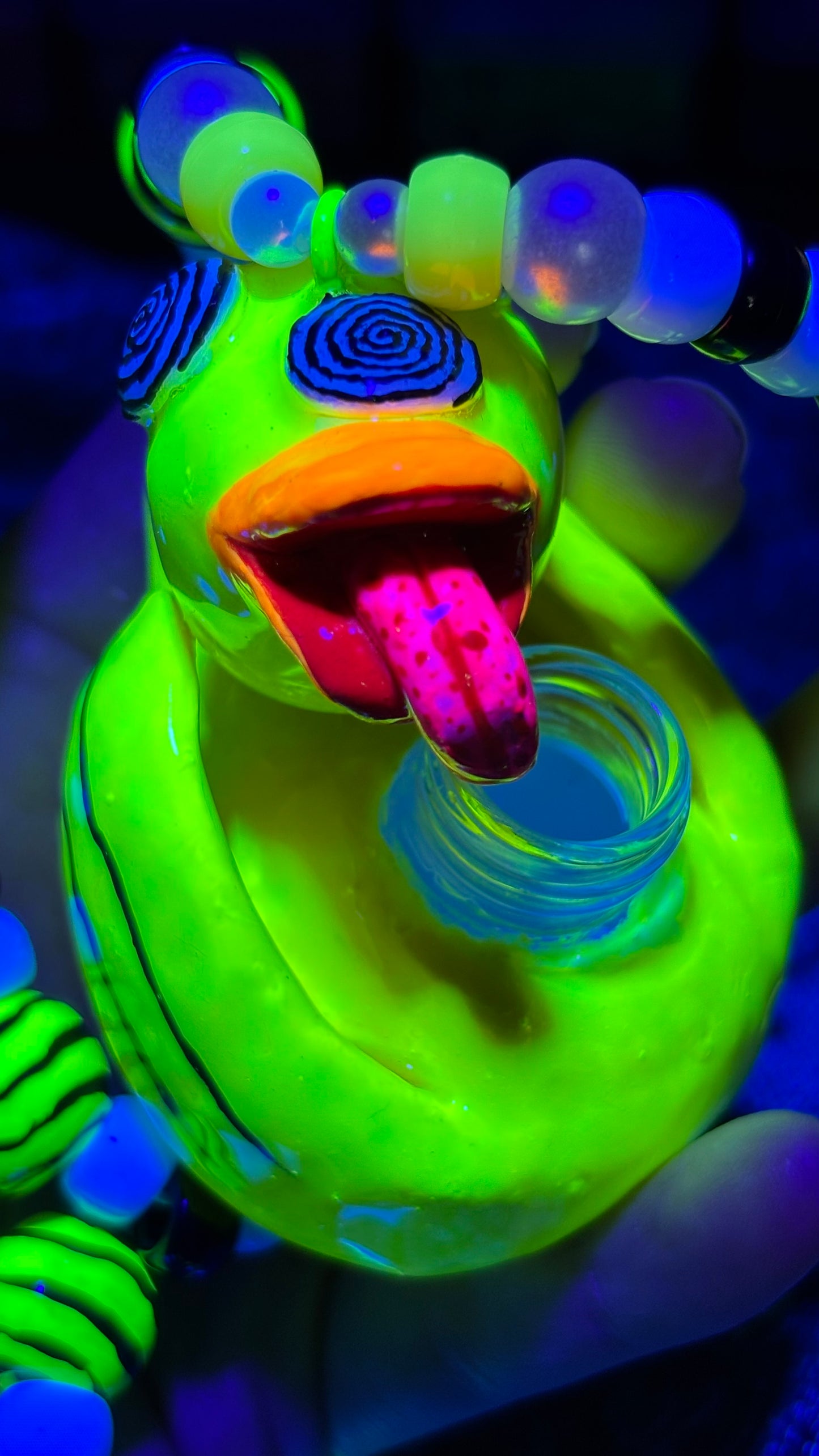 Bad Tripp Duckie Stash Jar Necklace (Magnet in Tongue)