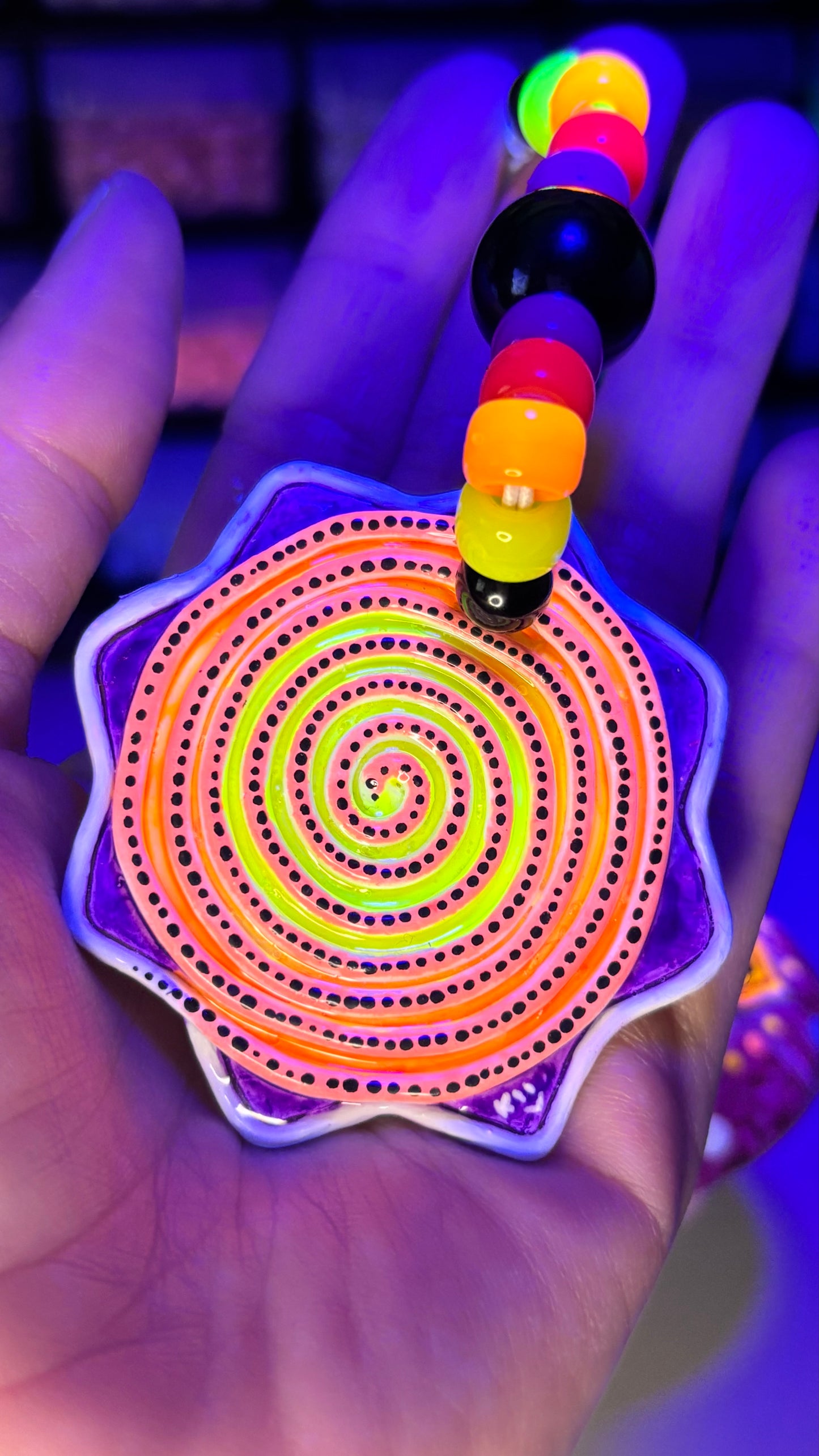 Sunny Mandala Shroomie Bag Charm (+Mandala Token)