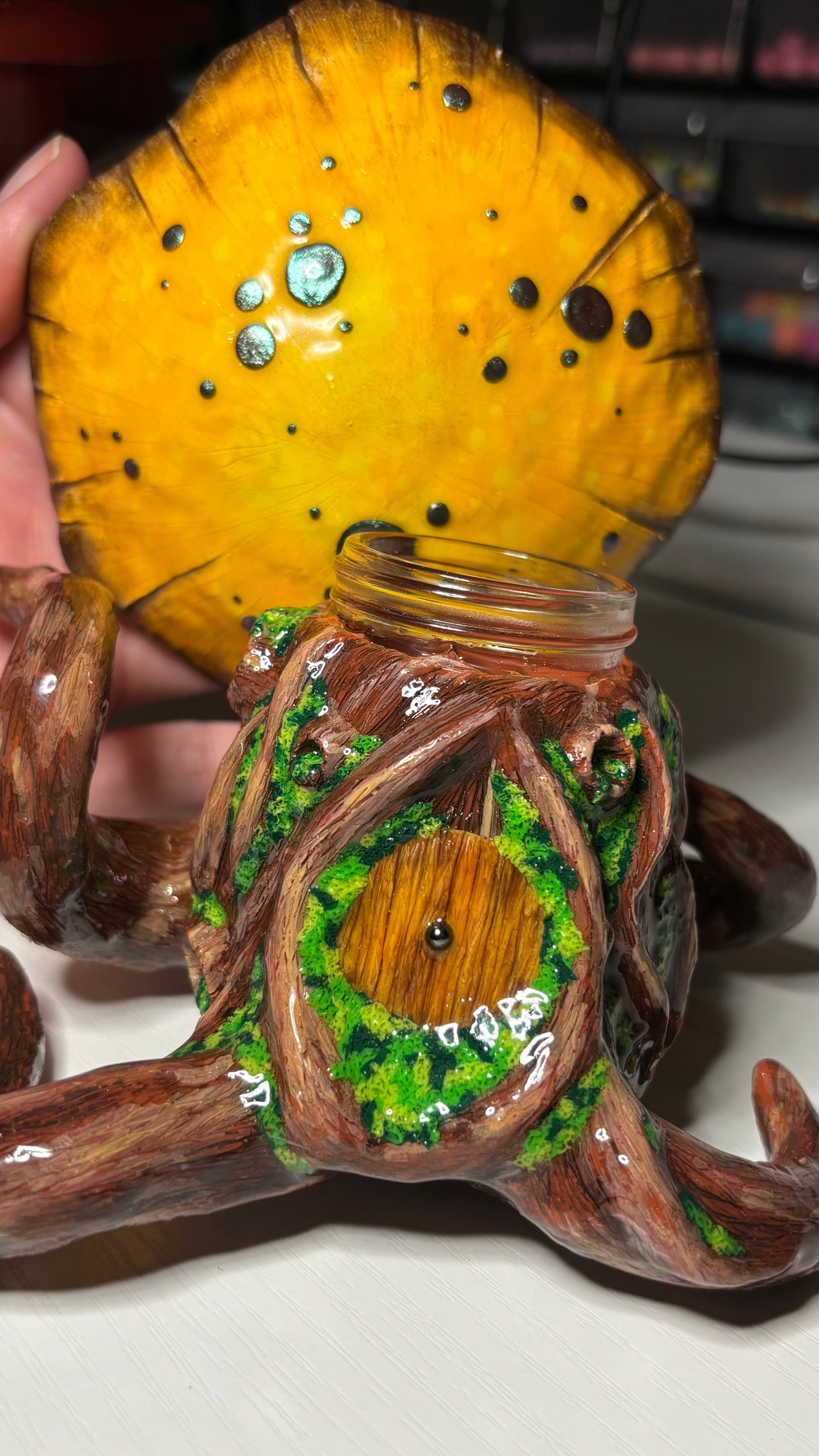 Mushroom Tree House Stash Jar (50ml Jar)