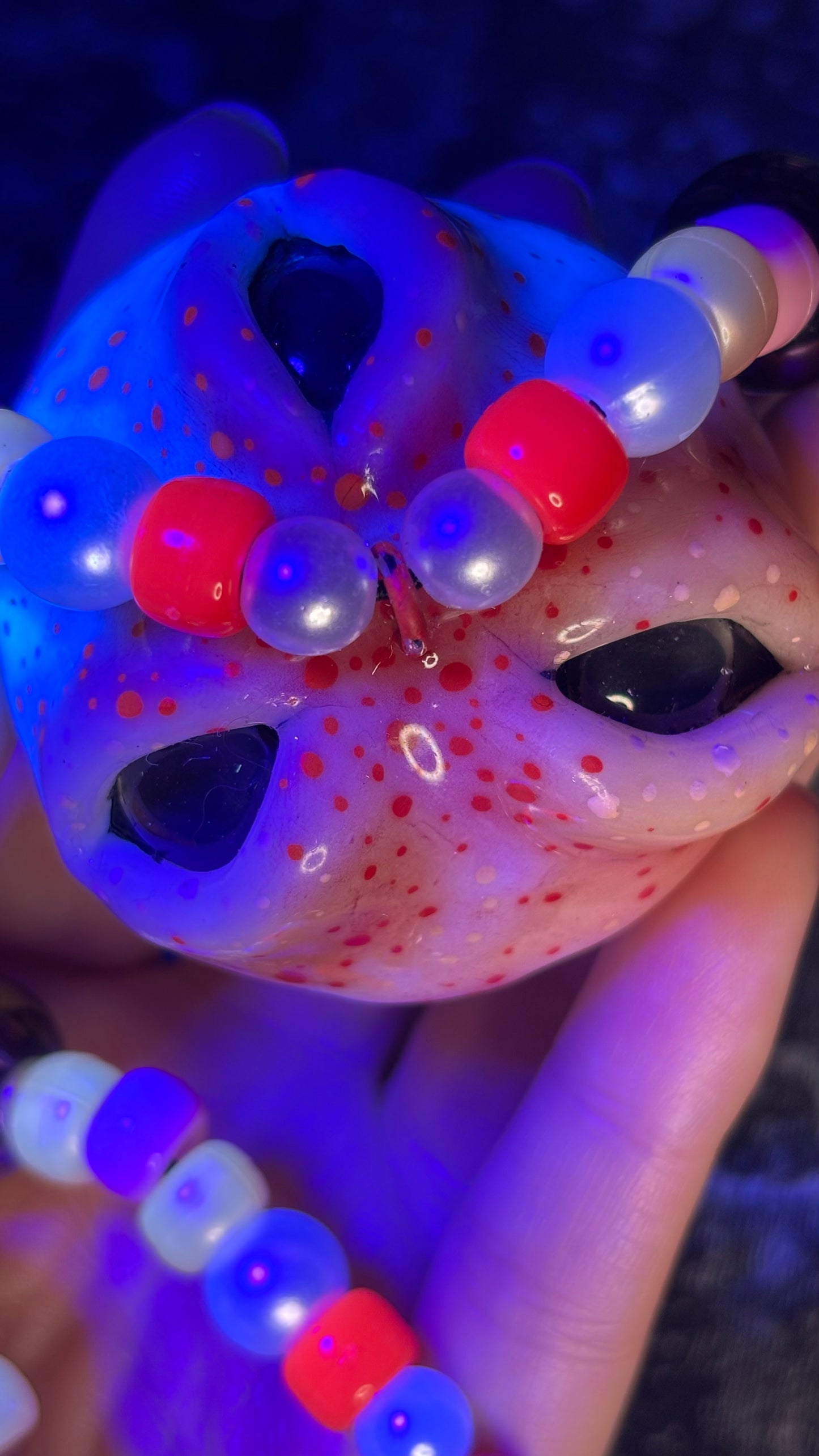 Evil Eye Living Shroomie Stash Jar Necklace