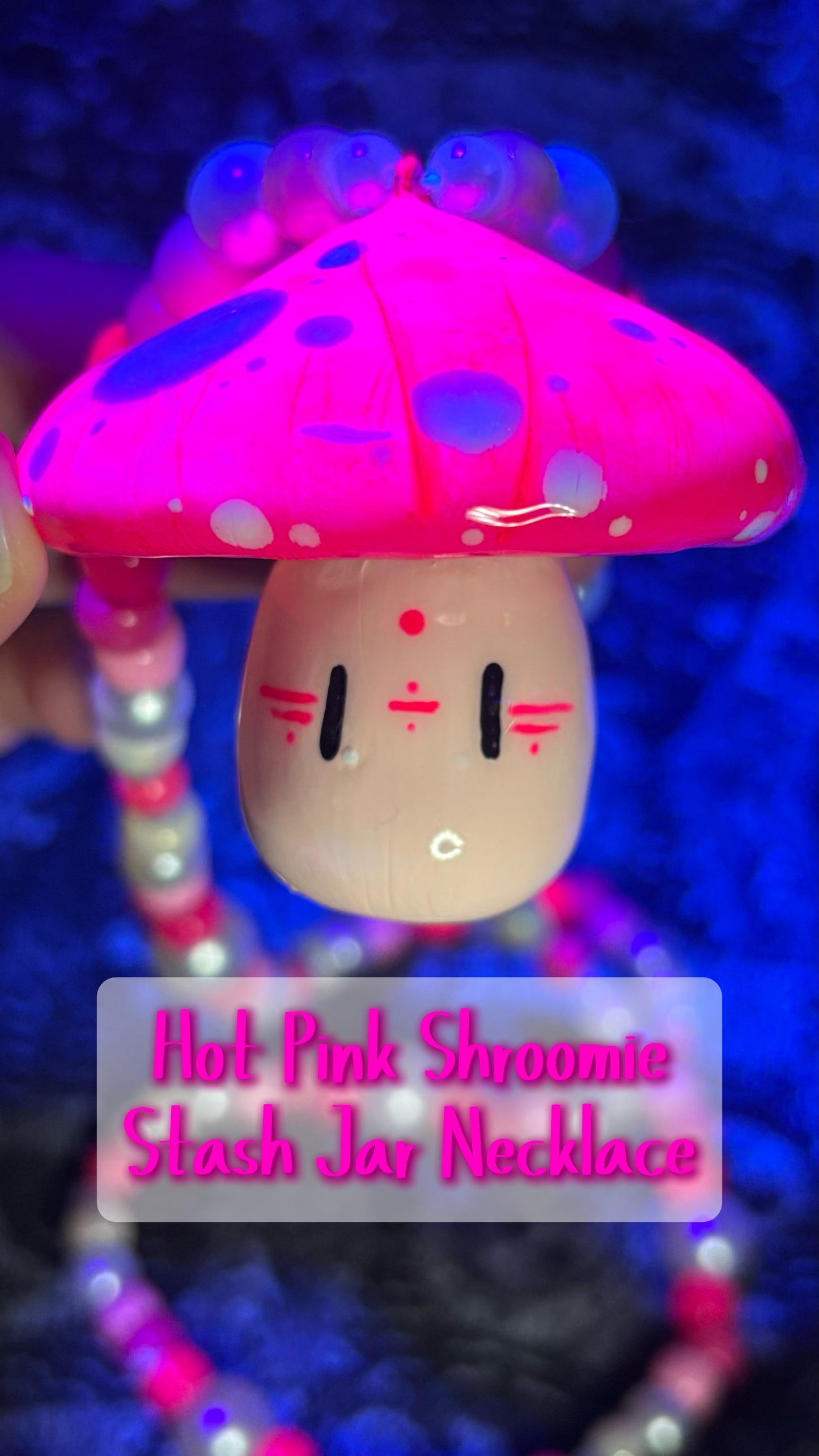 Classic Shroomie Stash Jar Necklaces! (Pick Your Color!!)(New Colors Added!)