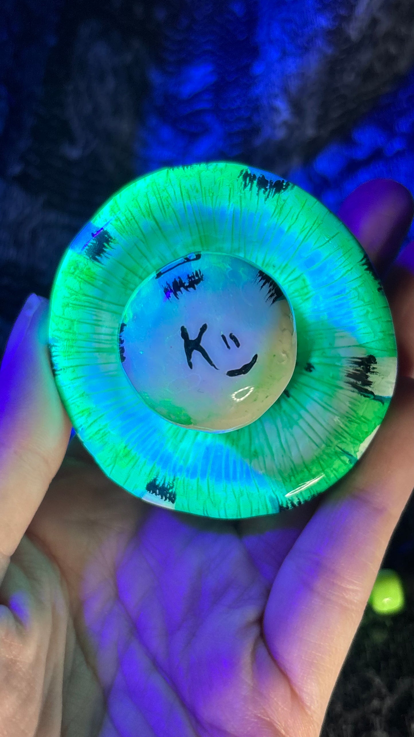 Doodle Shroomie #2 Stash Jar Necklace