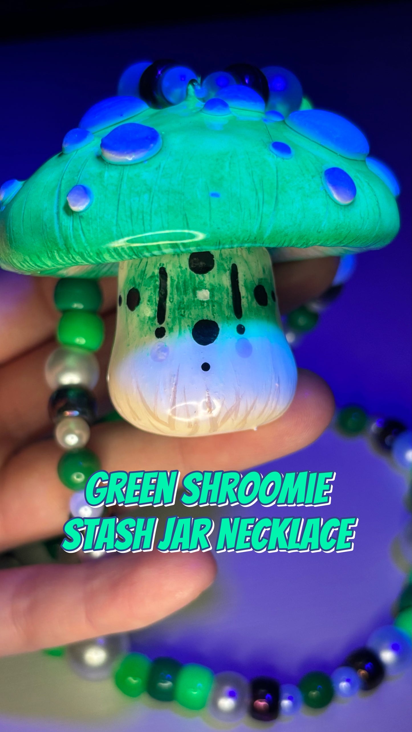 Classic Shroomie Stash Jar Necklaces! (Pick Your Color!!)(New Colors Added!)