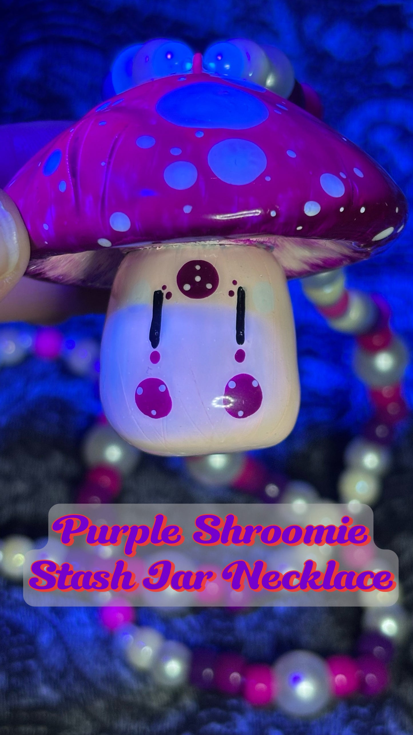 Classic Shroomie Stash Jar Necklaces! (Pick Your Color!!)(New Colors Added!)