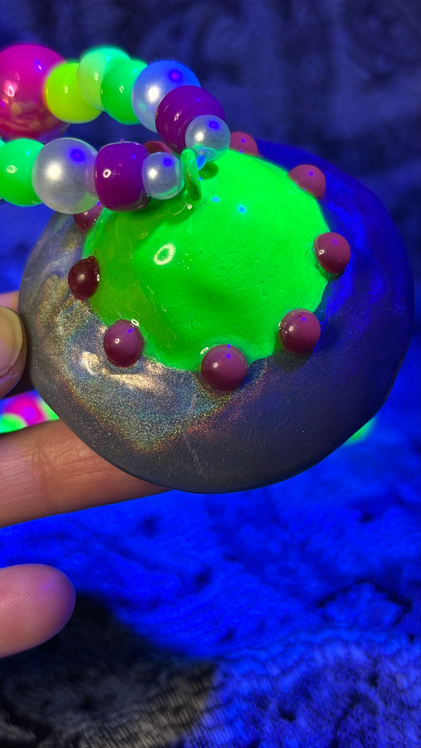 UFO Shroomie Stash Jar Necklace