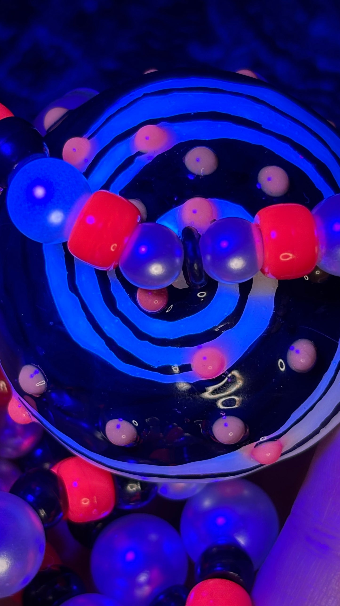 Portal Swirl Shroomie Stash Jar Necklace