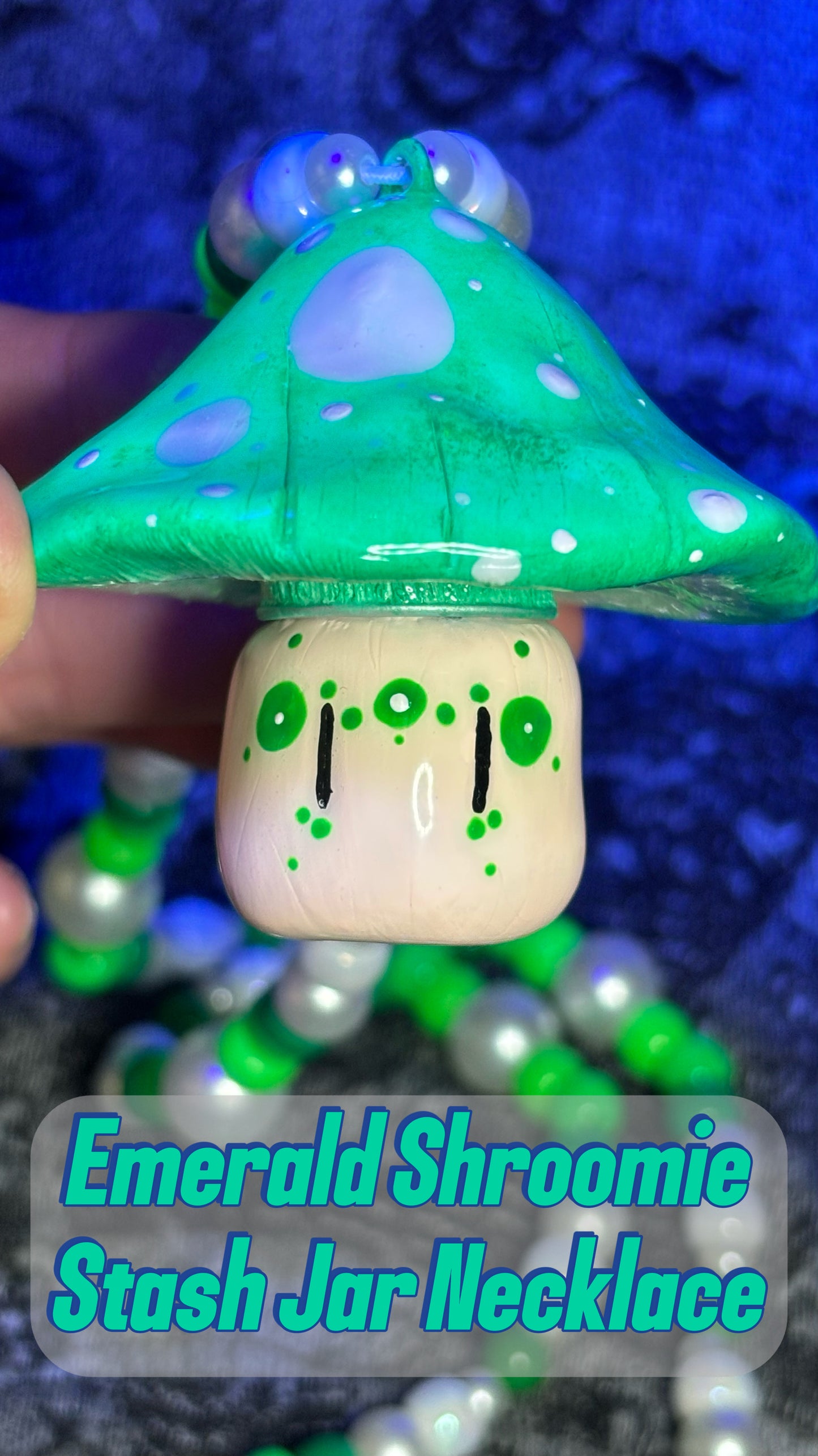 Classic Shroomie Stash Jar Necklaces! (Pick Your Color!!)(New Colors Added!)