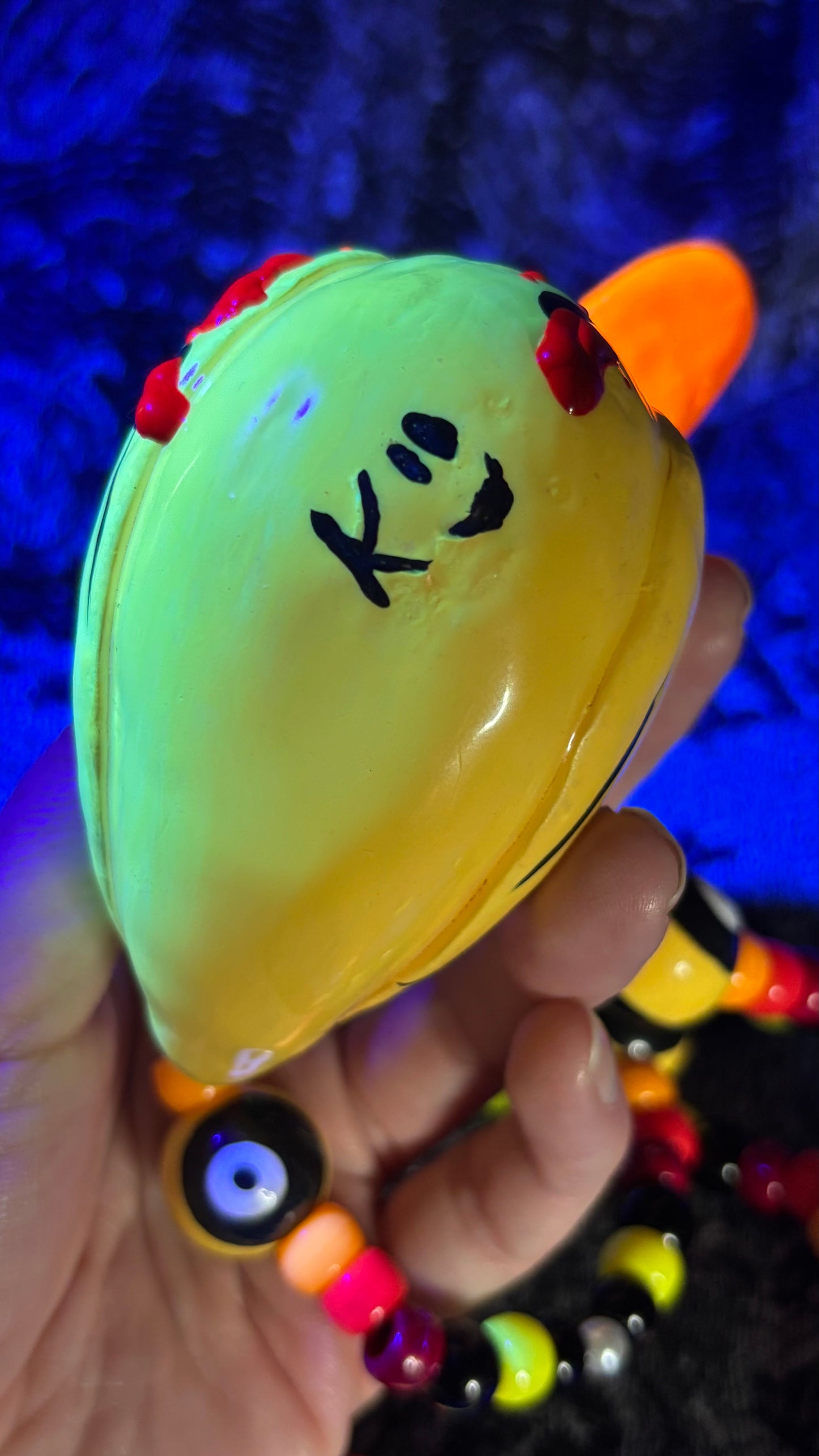 Toy Duckie Stash Jar Necklace (+Custom Beads)