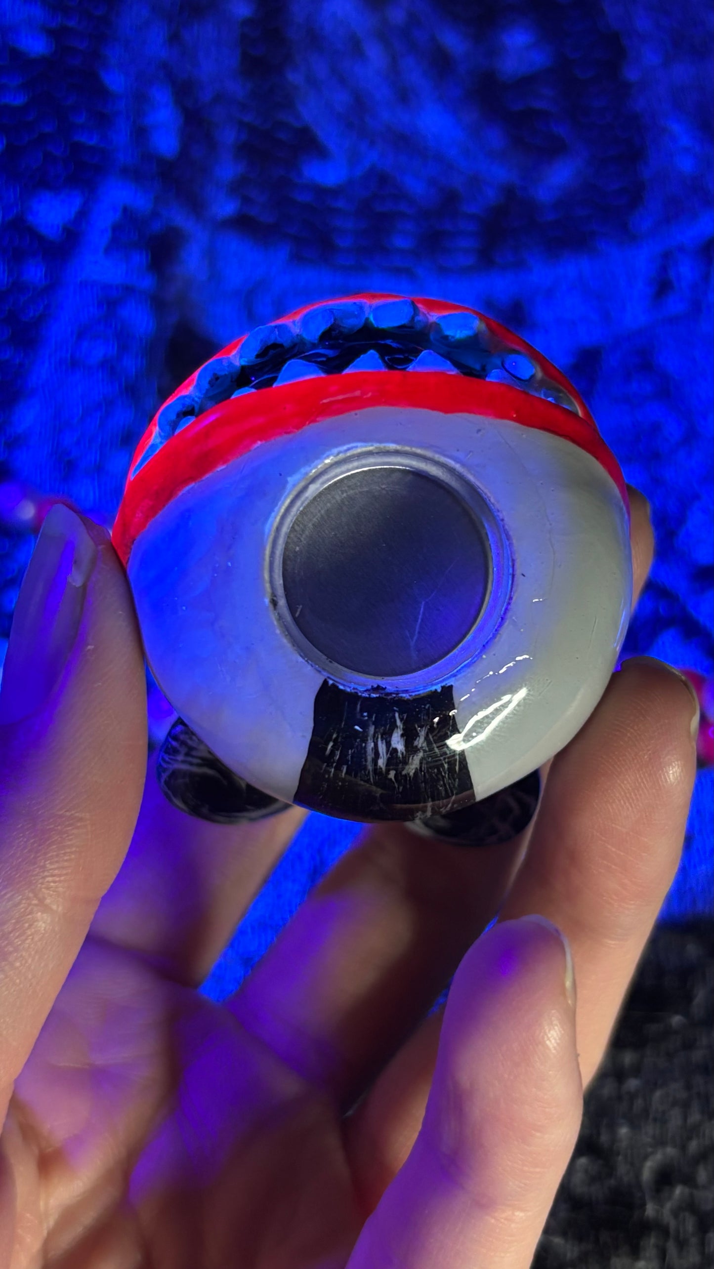 Evil Teddy Stash Jar Necklace (+Custom Beads)