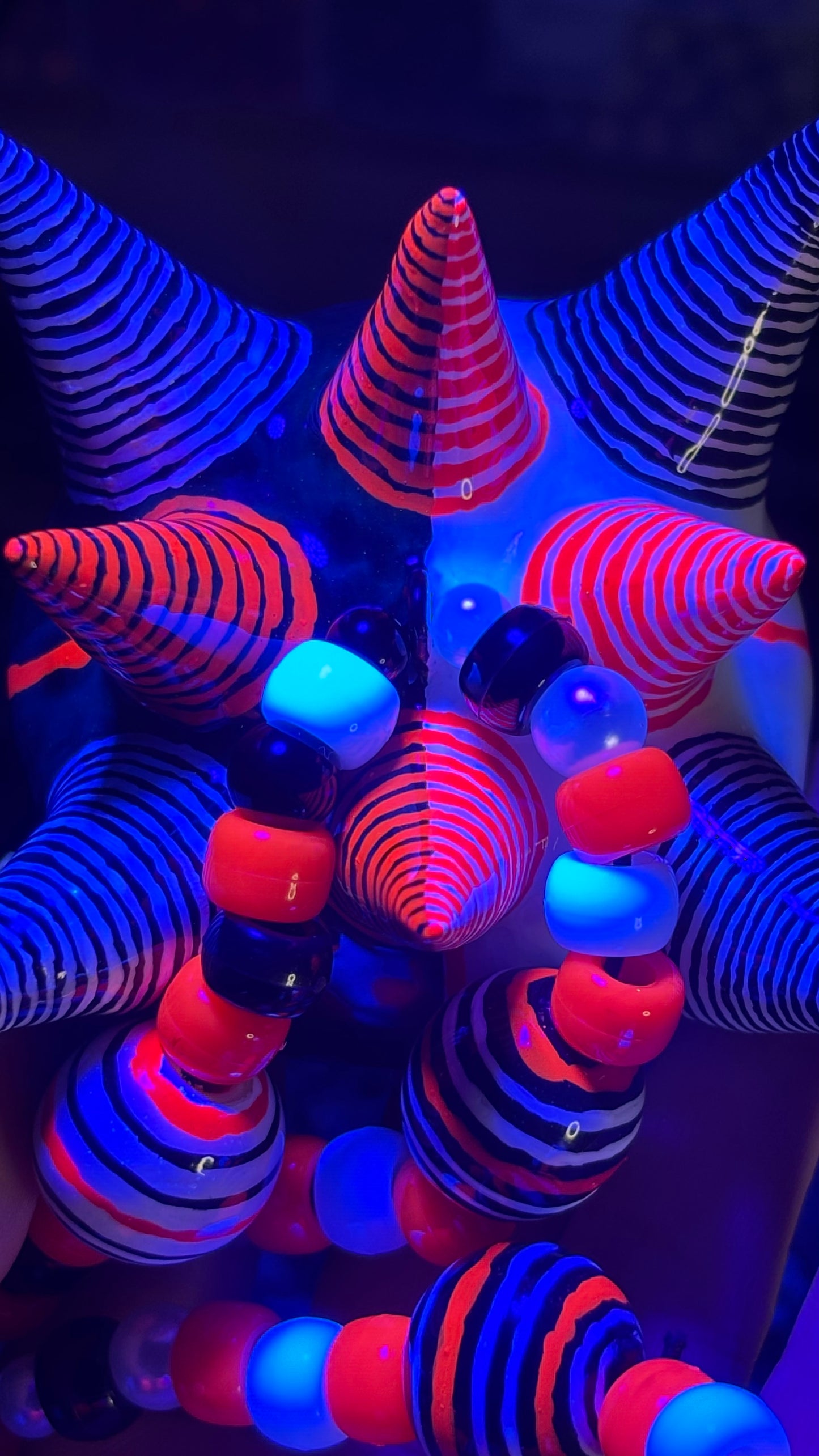 Kakuro The Clown Stash Jar Necklace (+Custom Beads)