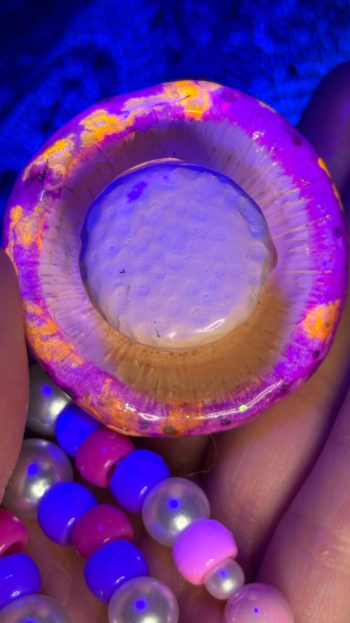 Glitter Love Shroomie Stash Jar Necklace