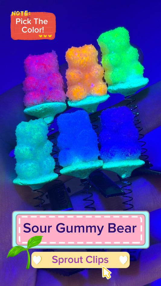 Sour Gummy Bear Sprout Clips 🌱(You Pick Color!)
