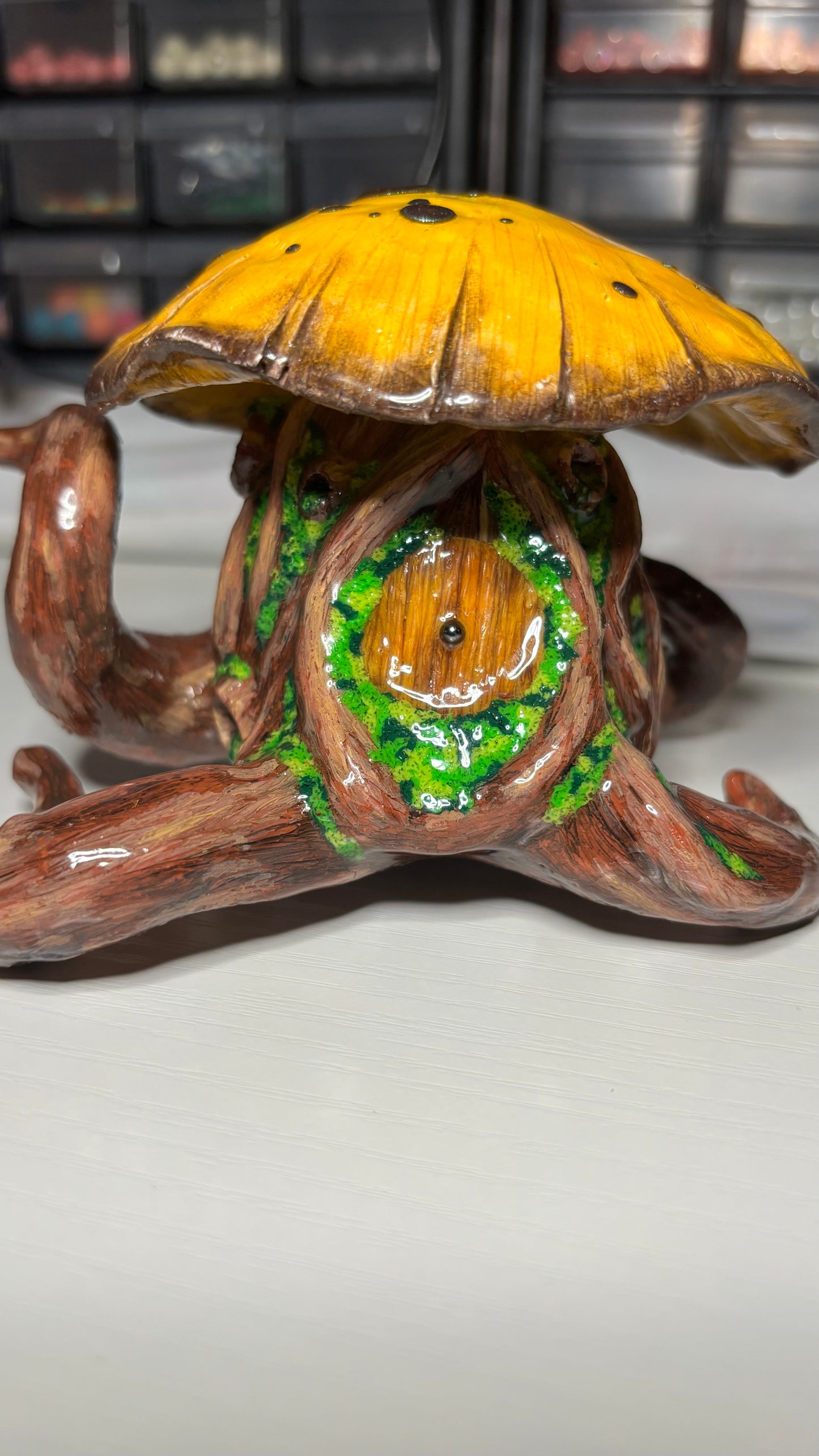 Mushroom Tree House Stash Jar (50ml Jar)