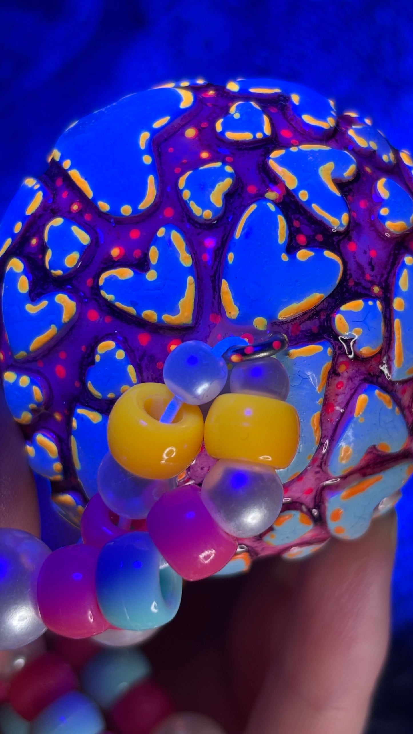 Stitched Heart Shroomie Stash Jar Necklace