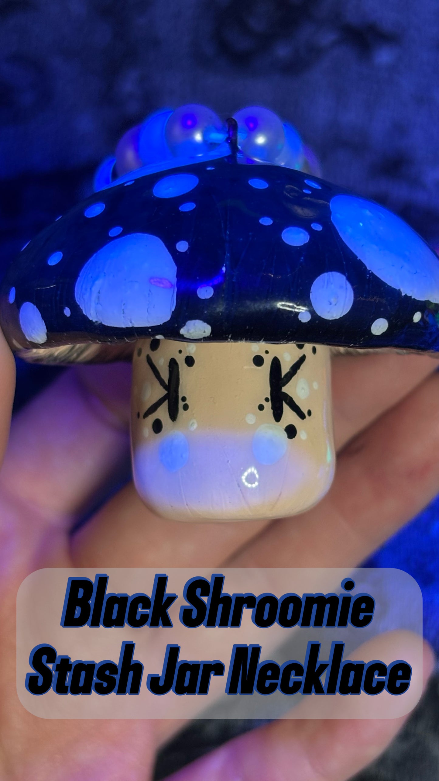 Classic Shroomie Stash Jar Necklaces! (Pick Your Color!!)(New Colors Added!)
