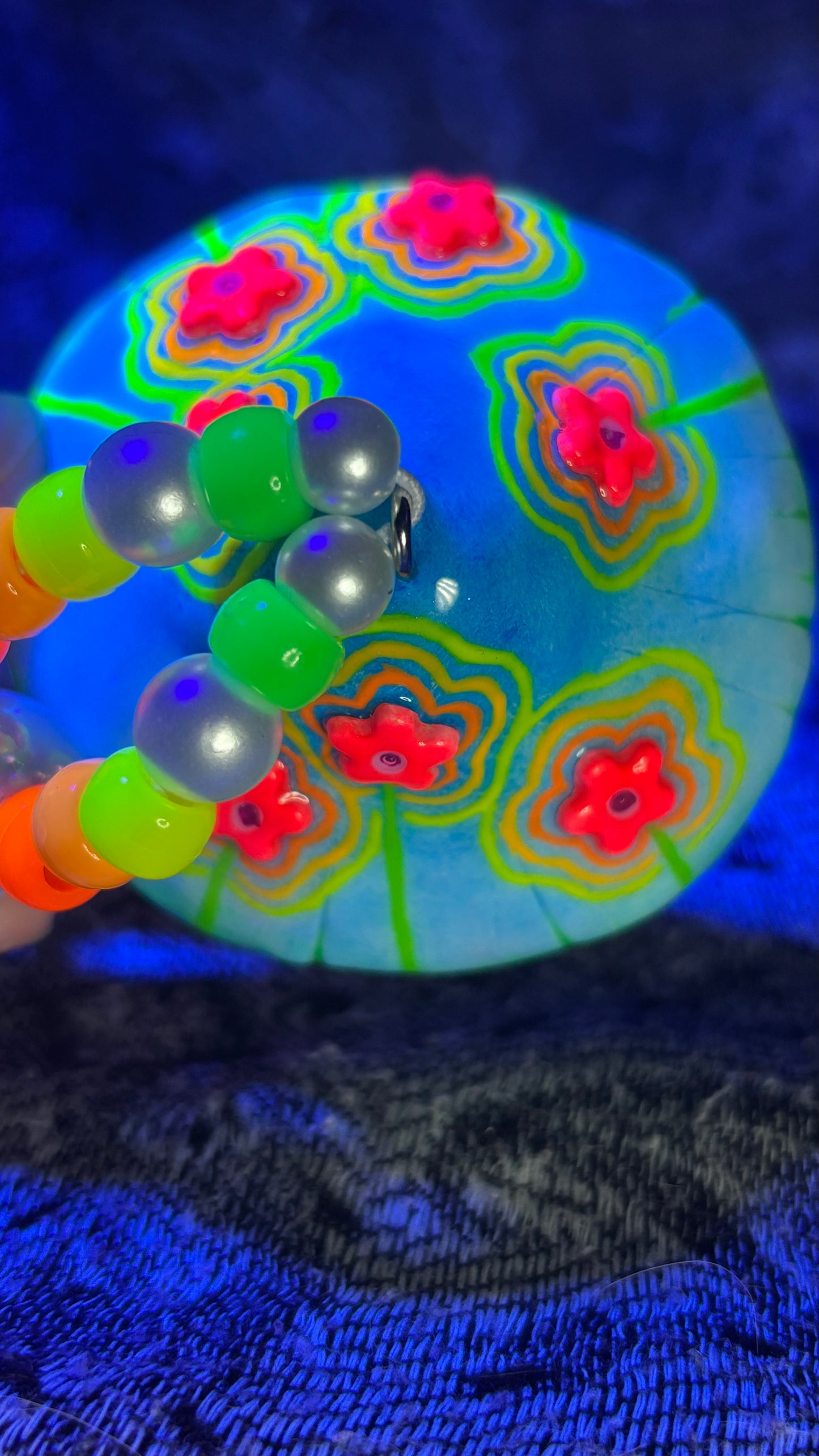 Flower Power Pixie Portal Stash Jar Necklace