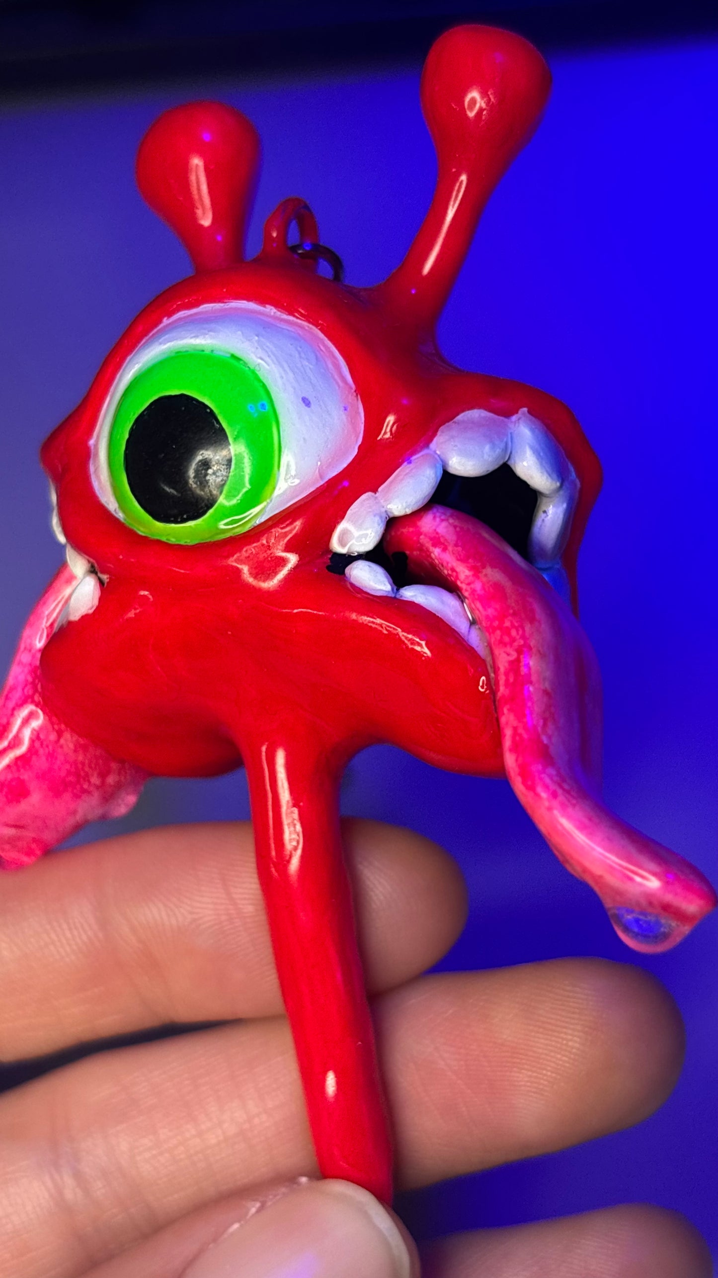 Red Cyclops Mini Spoon Keychain 🥄