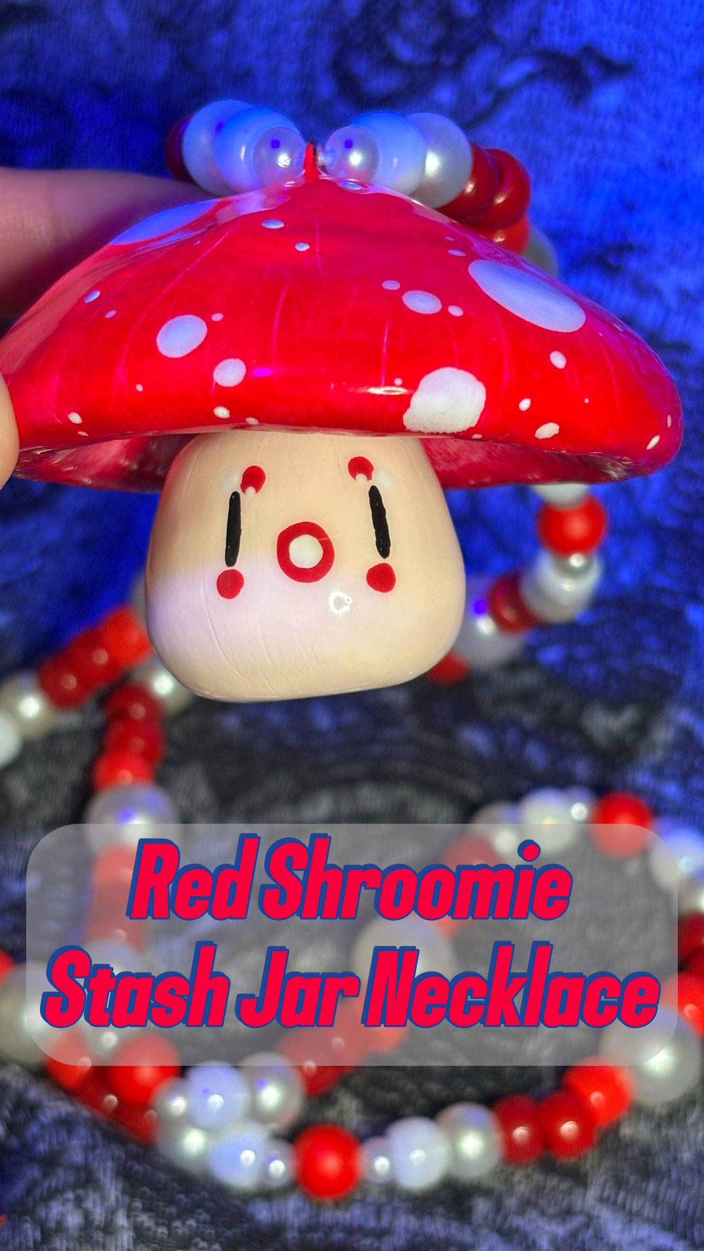 Classic Shroomie Stash Jar Necklaces! (Pick Your Color!!)(New Colors Added!)