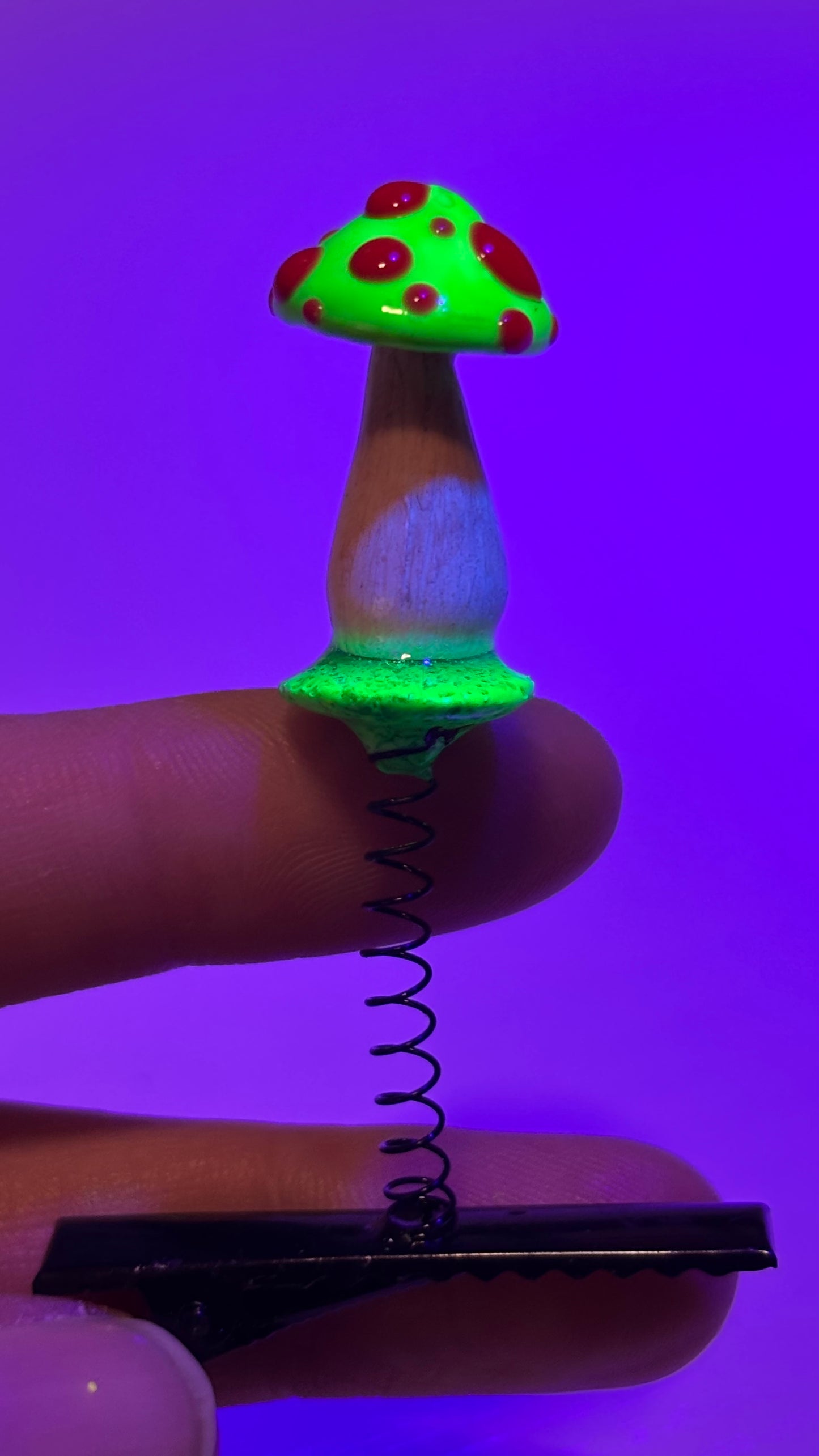 Trippy Mushroom Sprout Clip 🌱(Color Randomly Picked!)