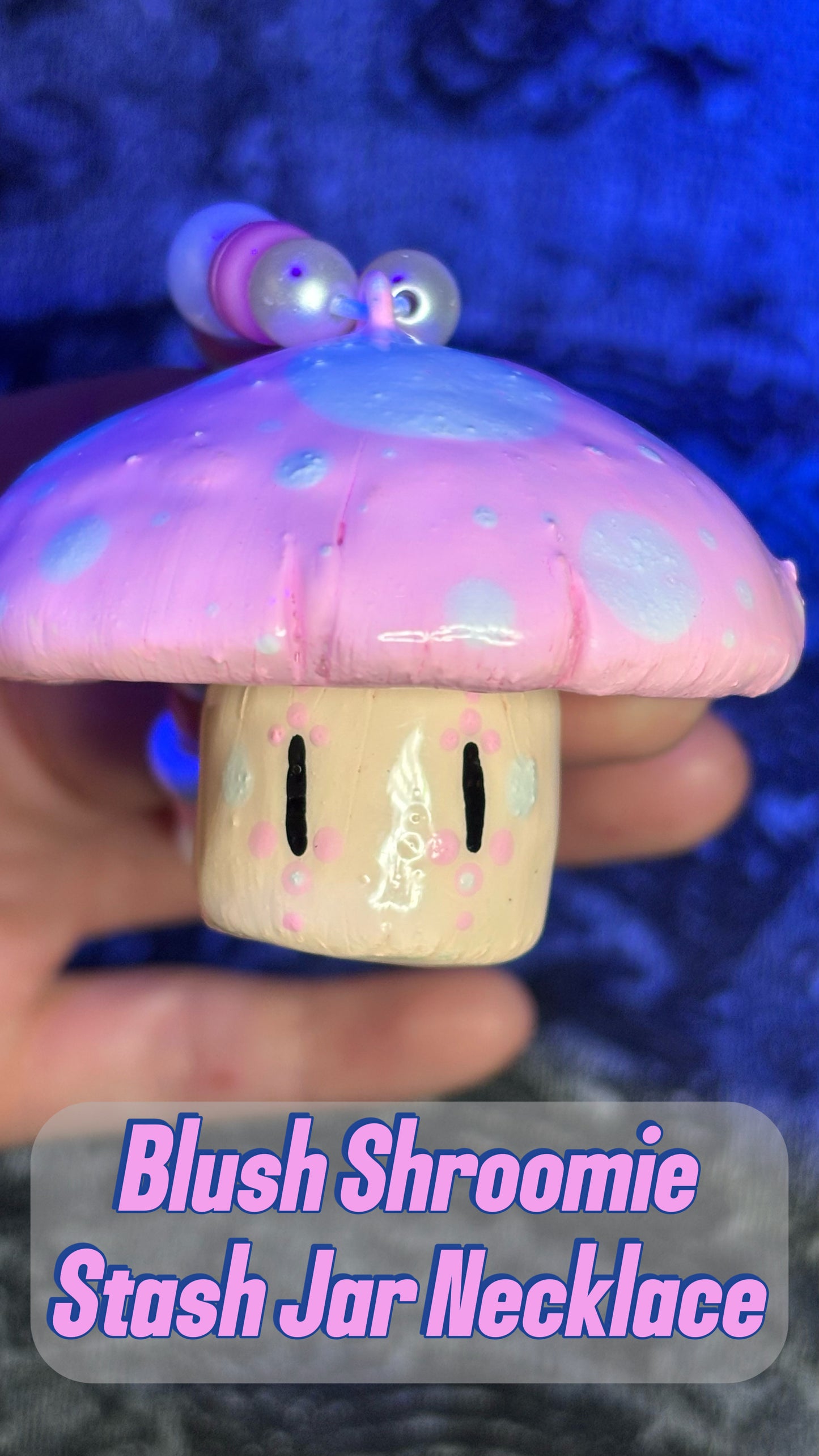 Classic Shroomie Stash Jar Necklaces! (Pick Your Color!!)(New Colors Added!)