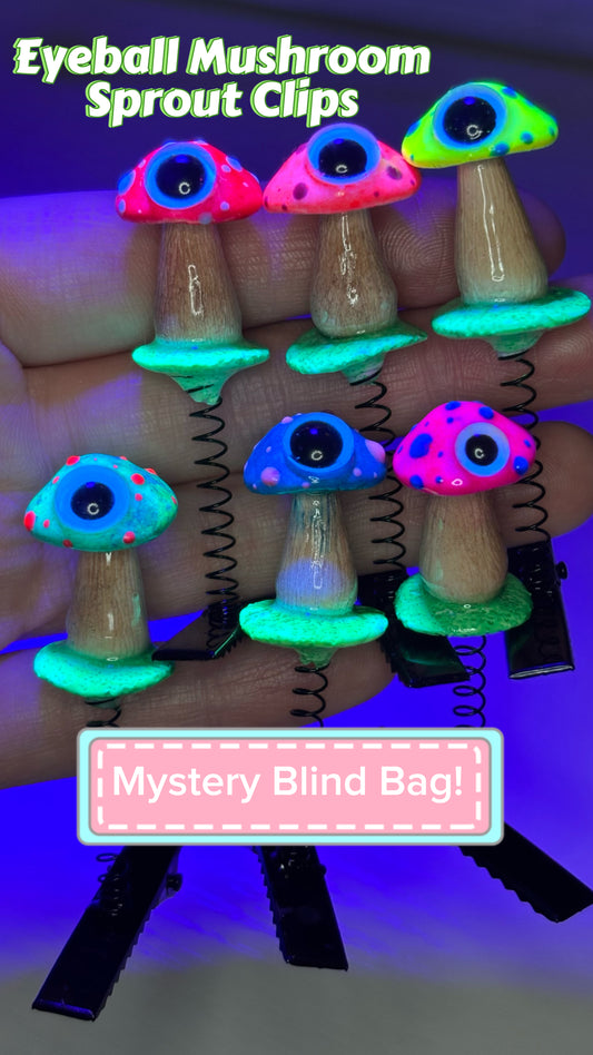 Eyeball Mushroom Sprout Clip (Blind Bag!)