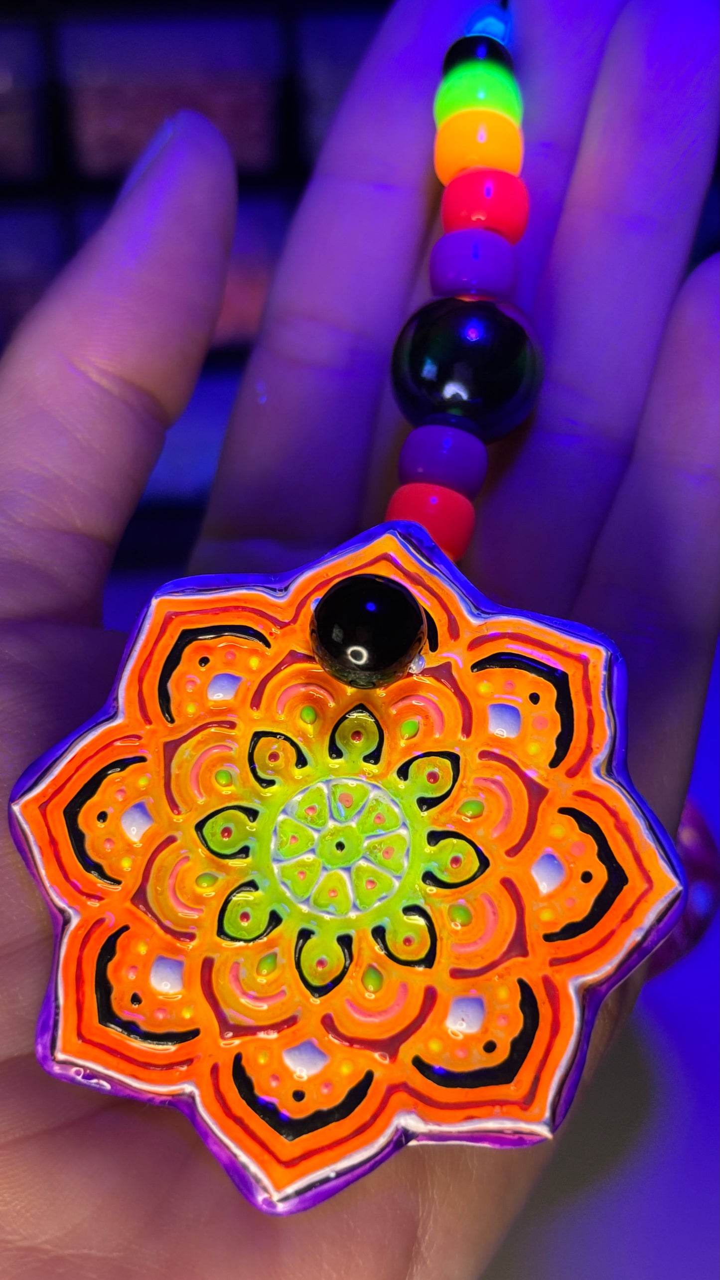Sunny Mandala Shroomie Bag Charm (+Mandala Token)