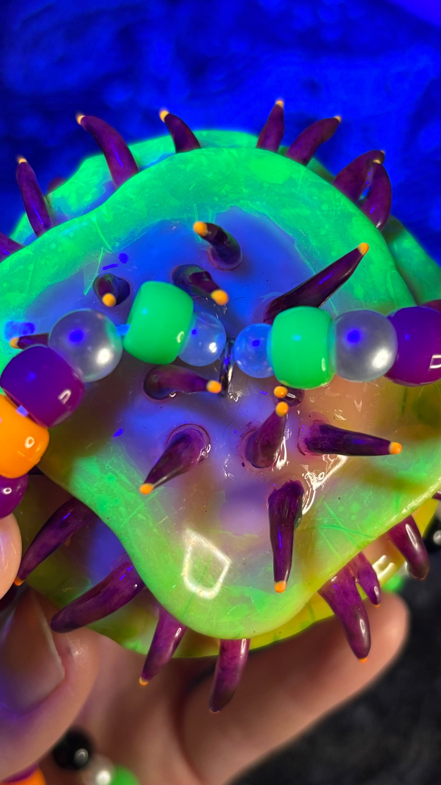 Living Mutated Shroomie Stash Jar Necklace