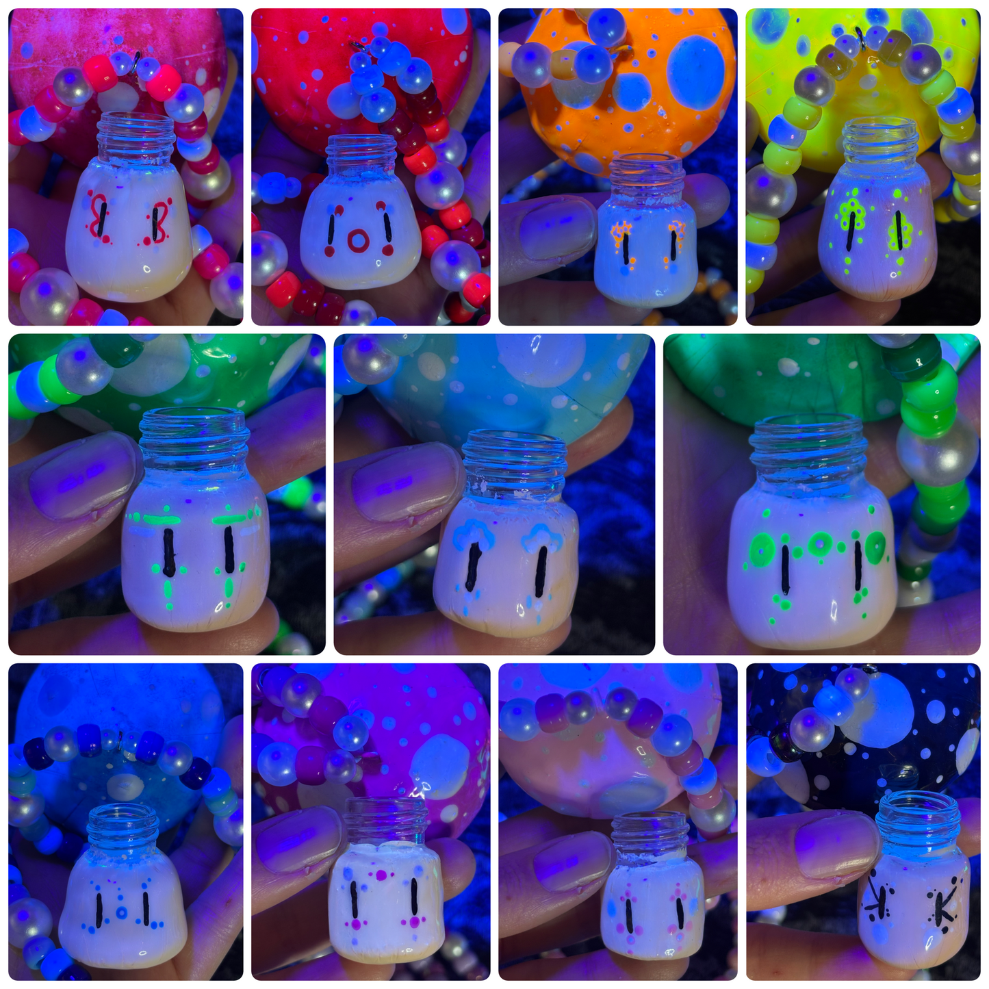 Classic Shroomie Stash Jar Necklaces! (Pick Your Color!!)(New Colors Added!)