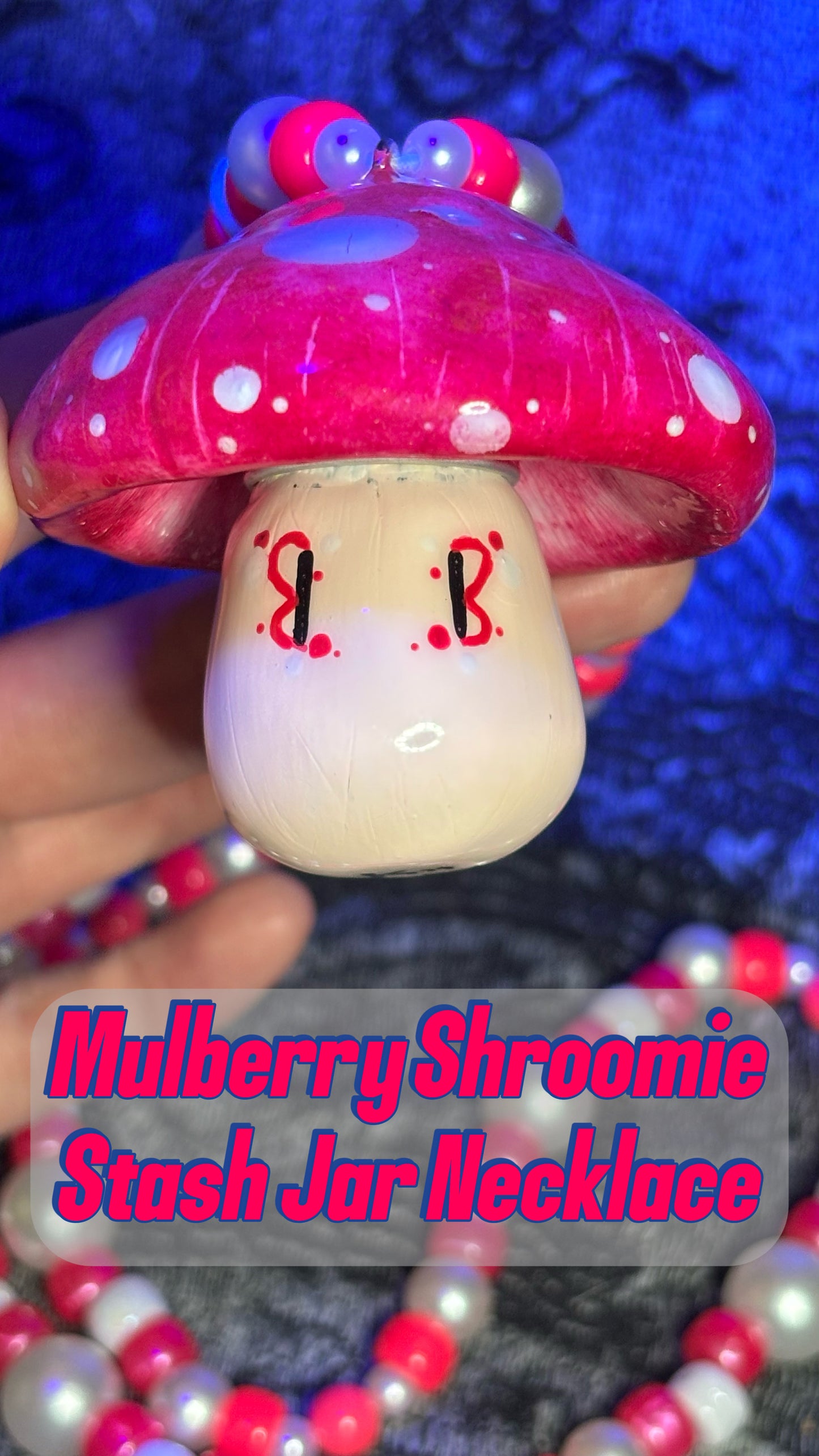 Classic Shroomie Stash Jar Necklaces! (Pick Your Color!!)(New Colors Added!)