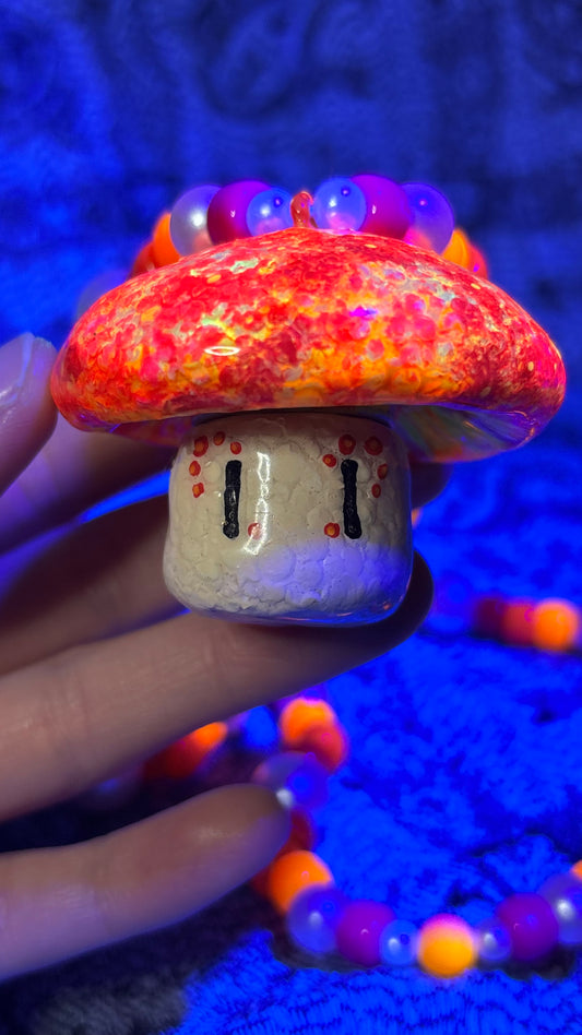 Hot Shroomie Stash Jar Necklace