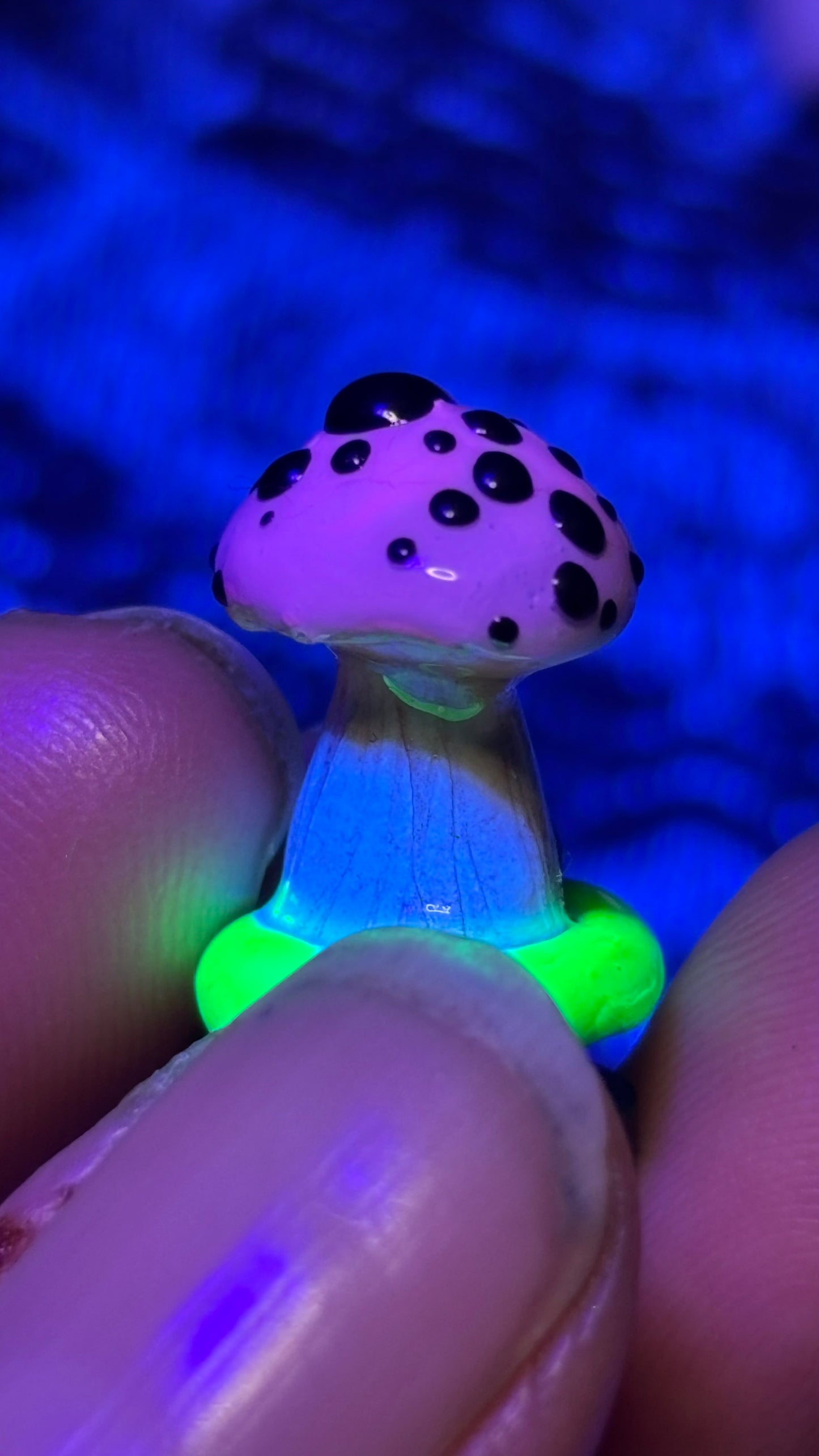 Black Spotted Mushroom Pins (Color Selected Randomly!)