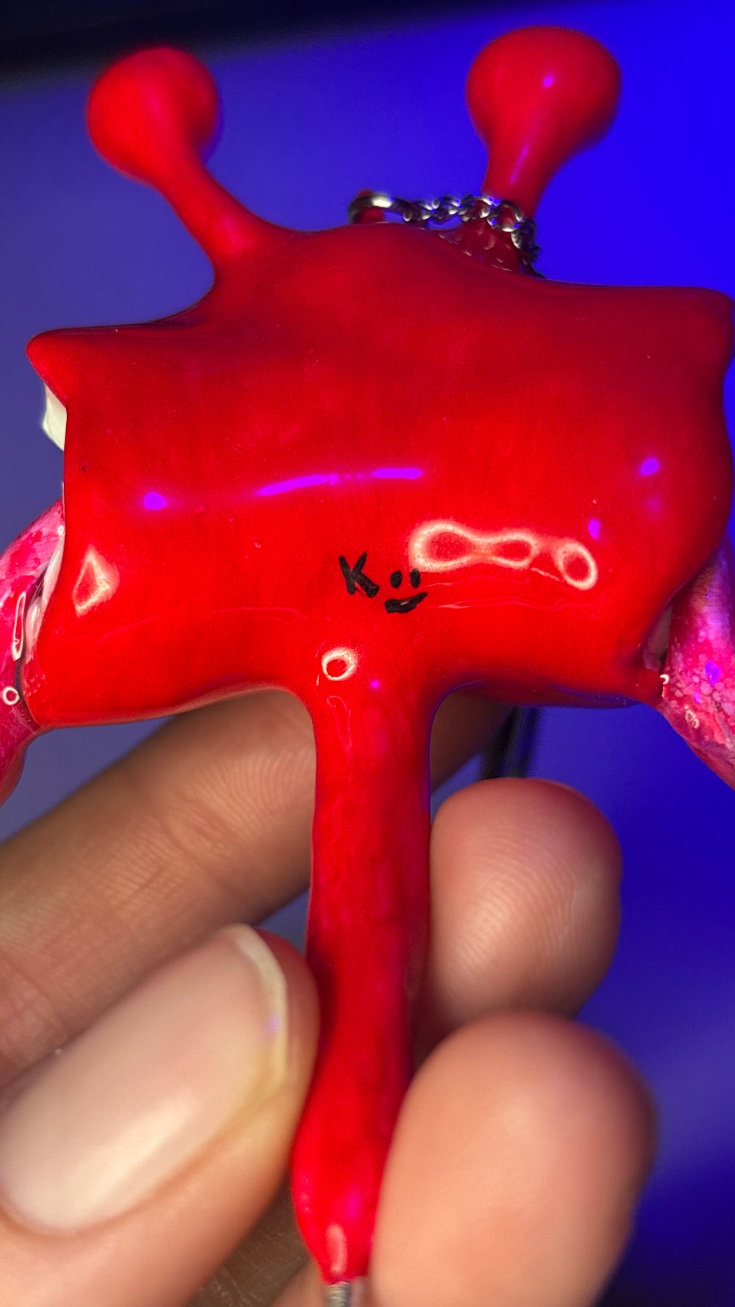 Red Cyclops Mini Spoon Keychain 🥄