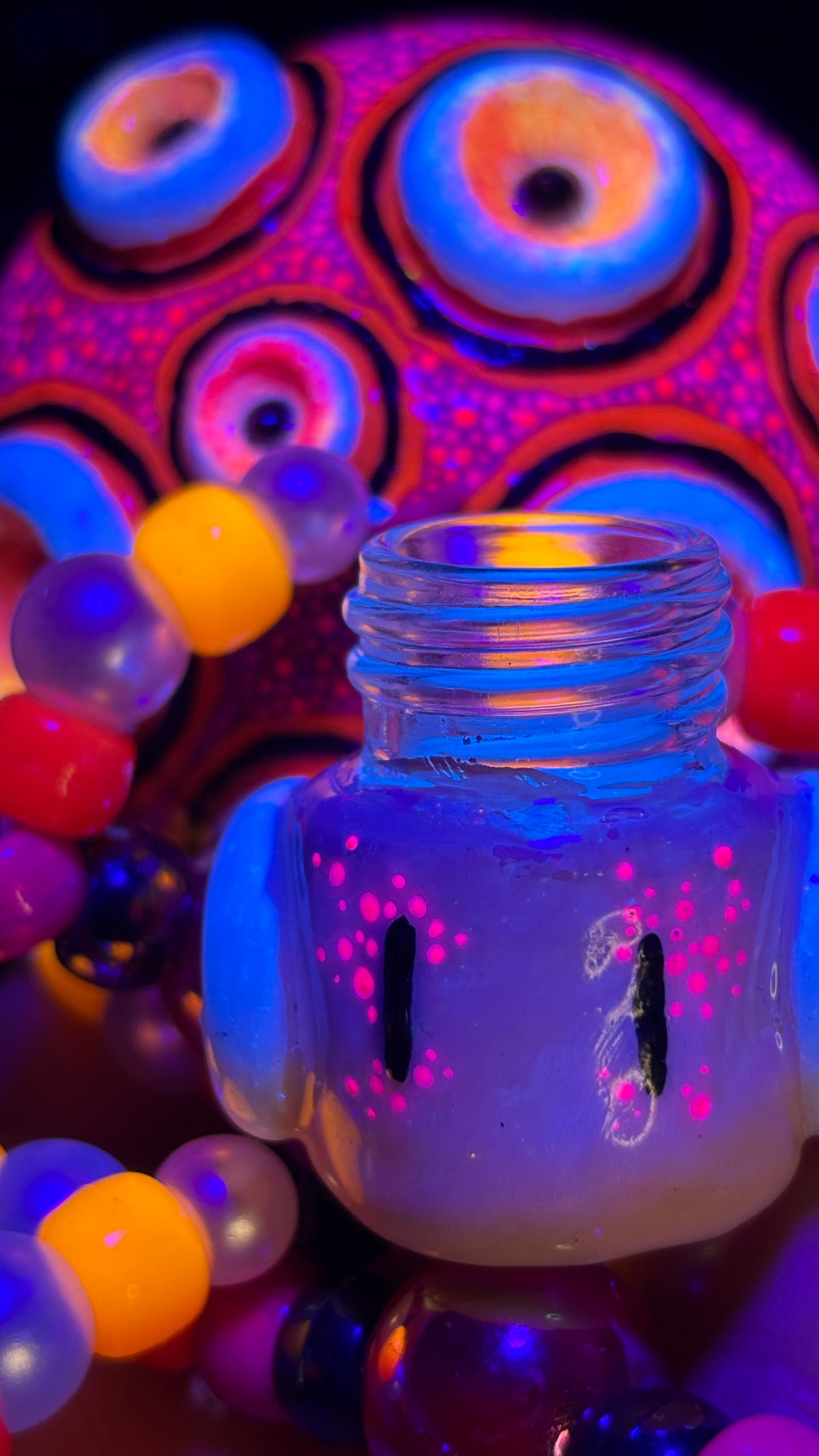 Experimental Shroomie #2 Stash Jar Necklace