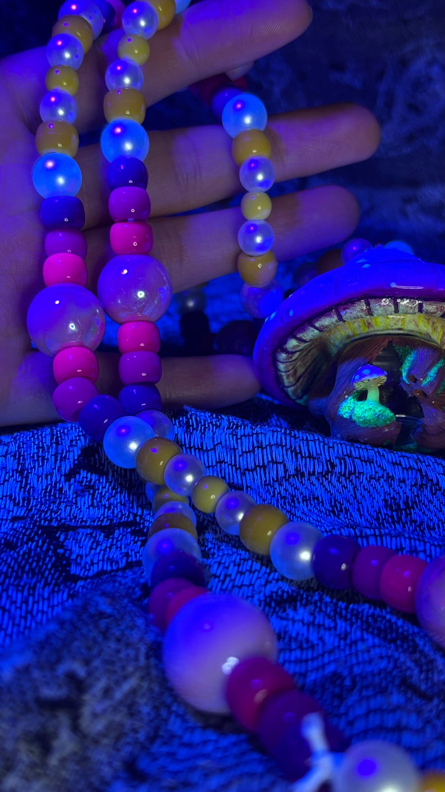 Purple Pixie Portal Stash Jar Necklace