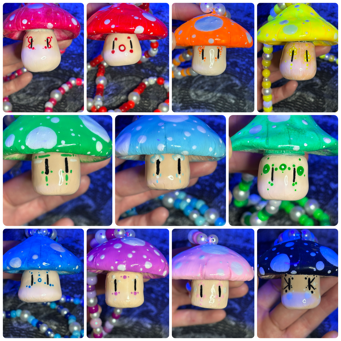 Classic Shroomie Stash Jar Necklaces! (Pick Your Color!!)(New Colors Added!)