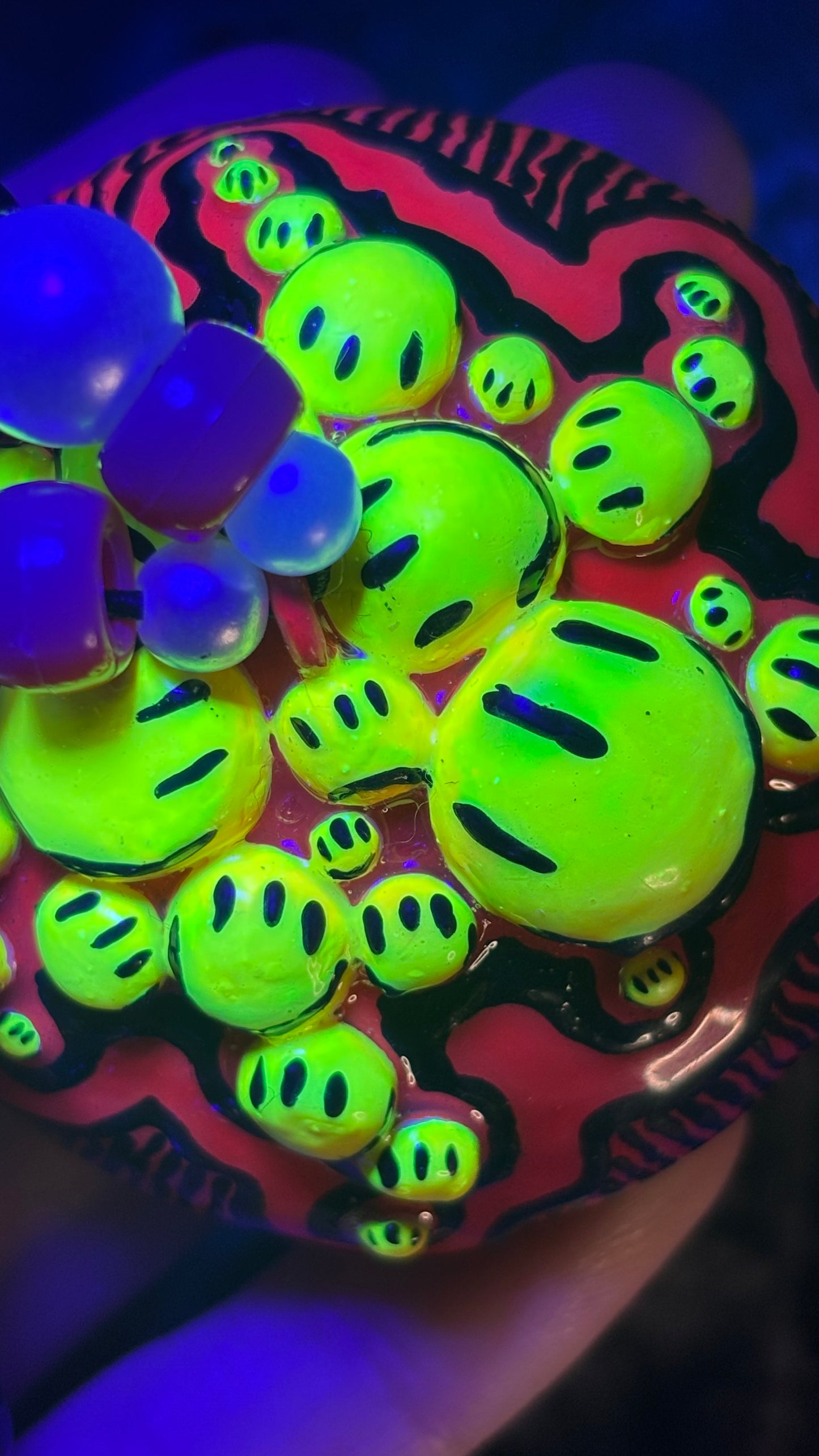 Emotional Shroomie Stash Jar Necklace (+Custom Beads)