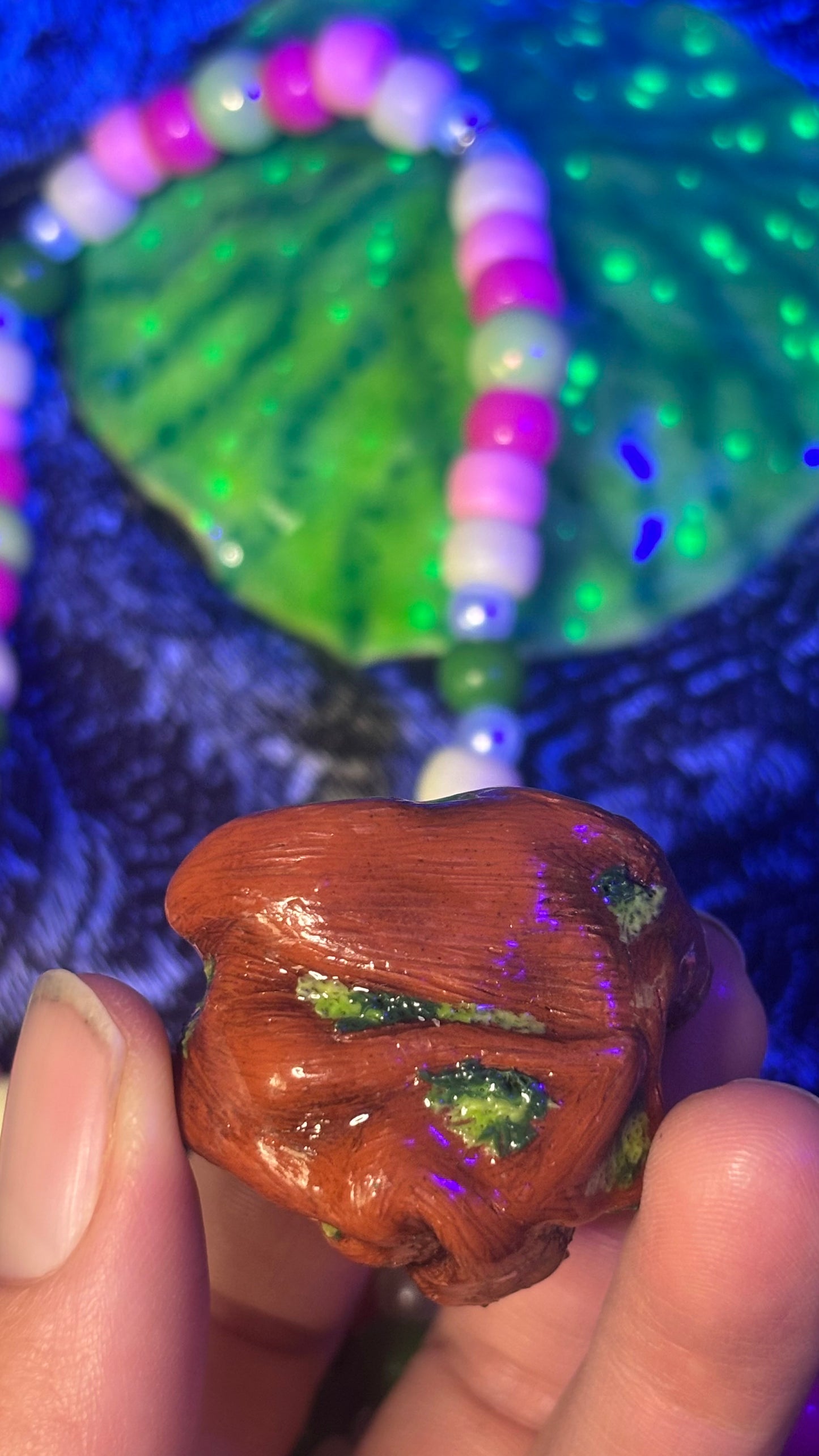 Watermelon Pixie Portal Stash Jar Necklace