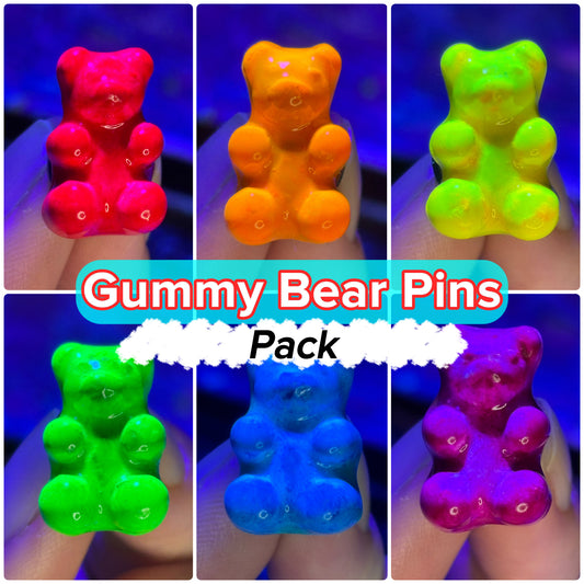 Gummy Bear Pin Pack (+6 Pins)