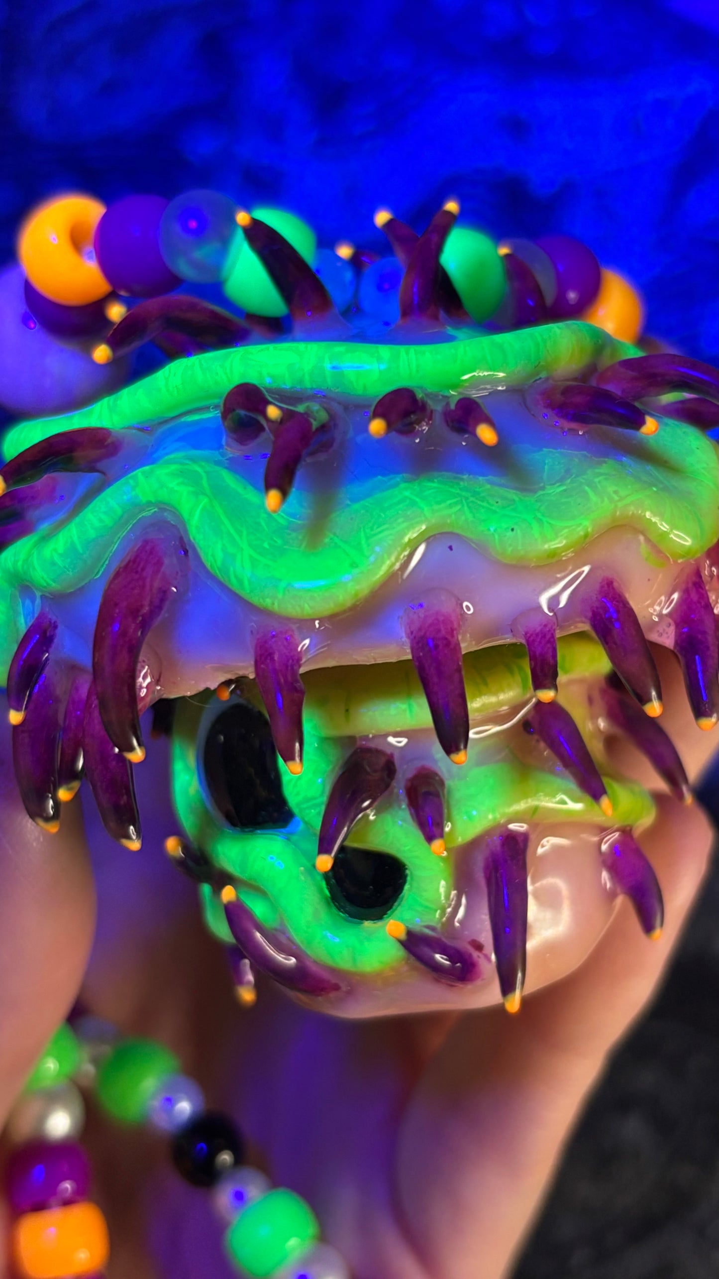 Living Mutated Shroomie Stash Jar Necklace