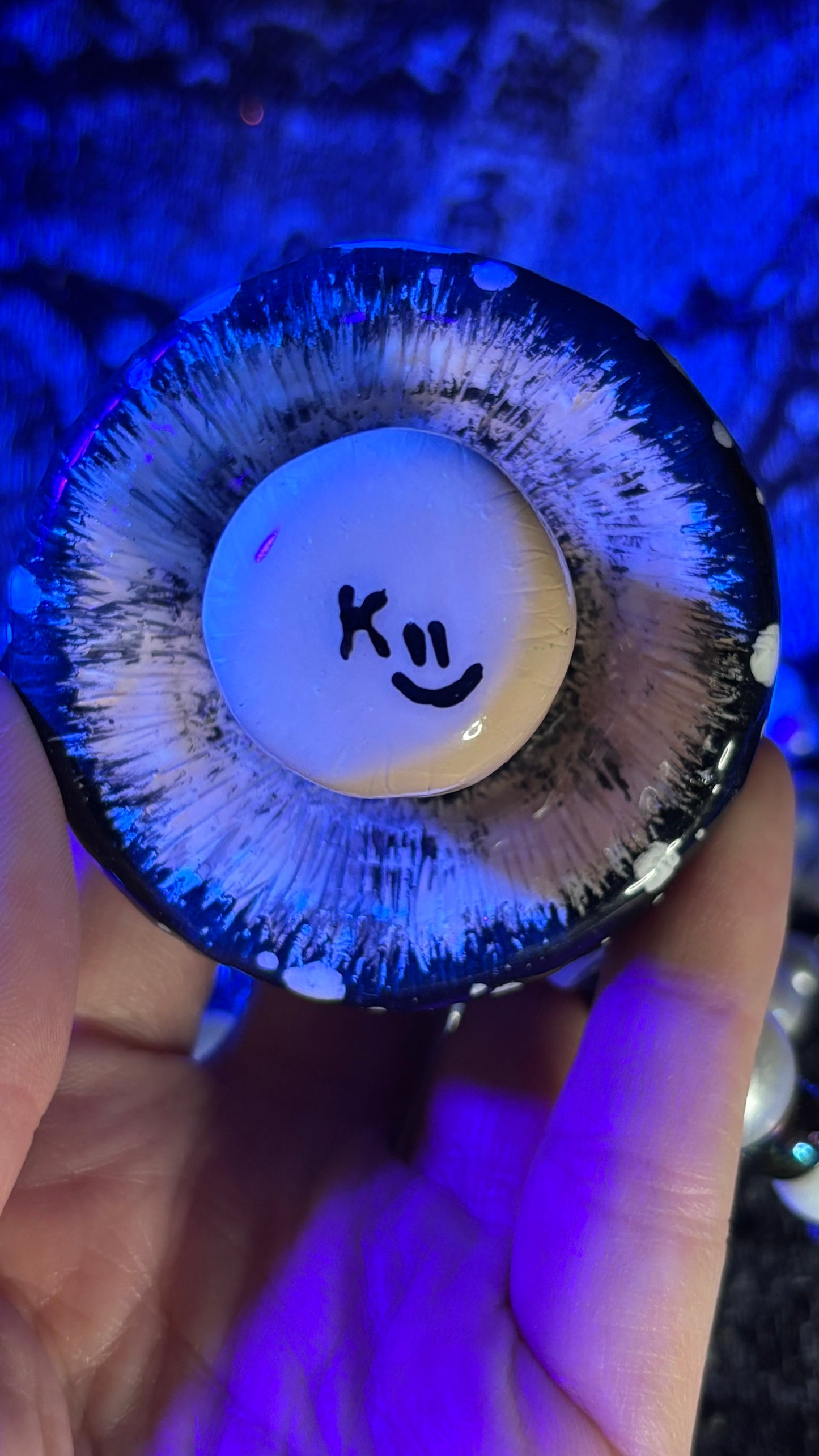 Black Shroomie Stash Jar Necklace