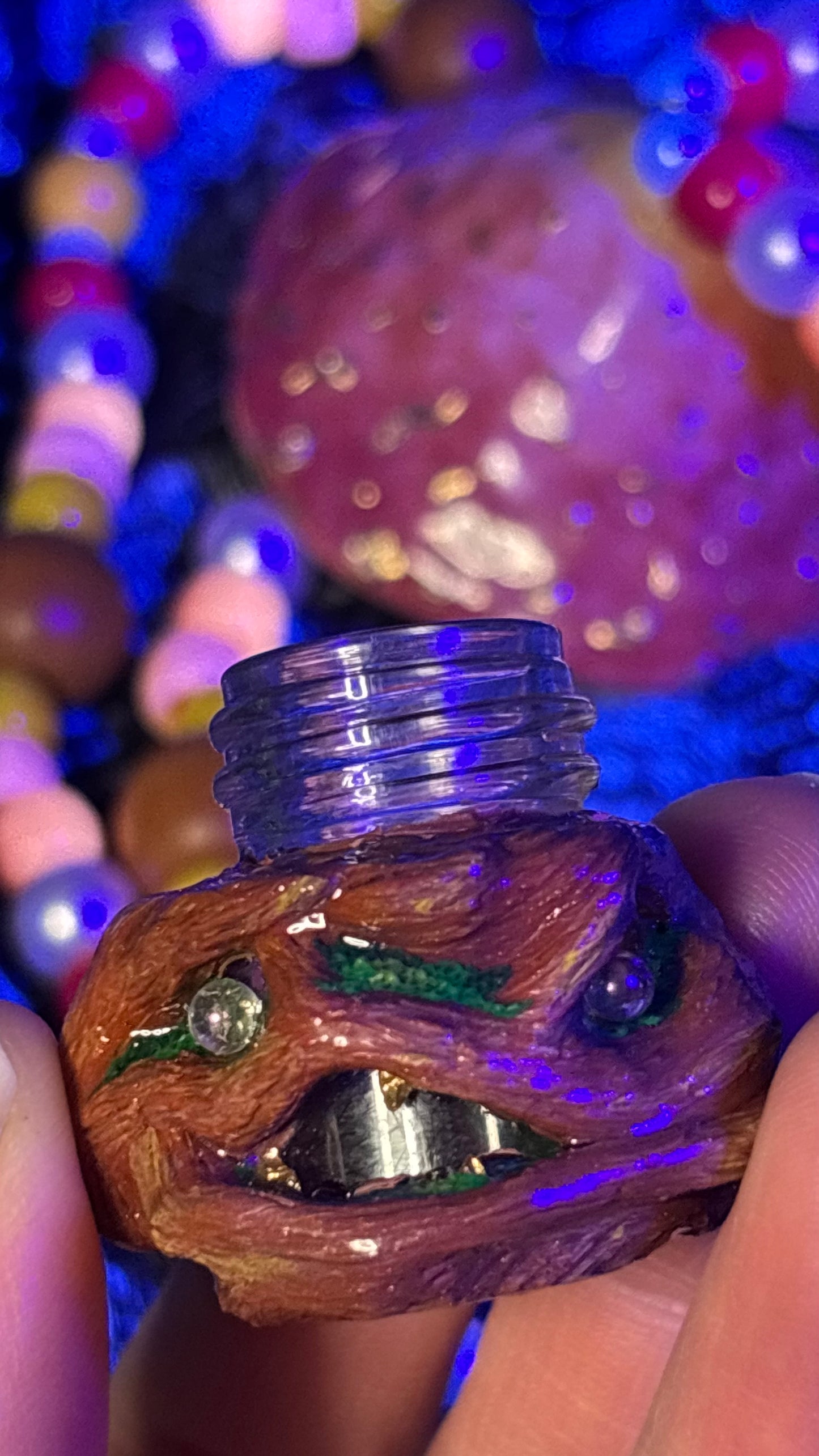 Golden Pixie Portal Stash Jar Necklace