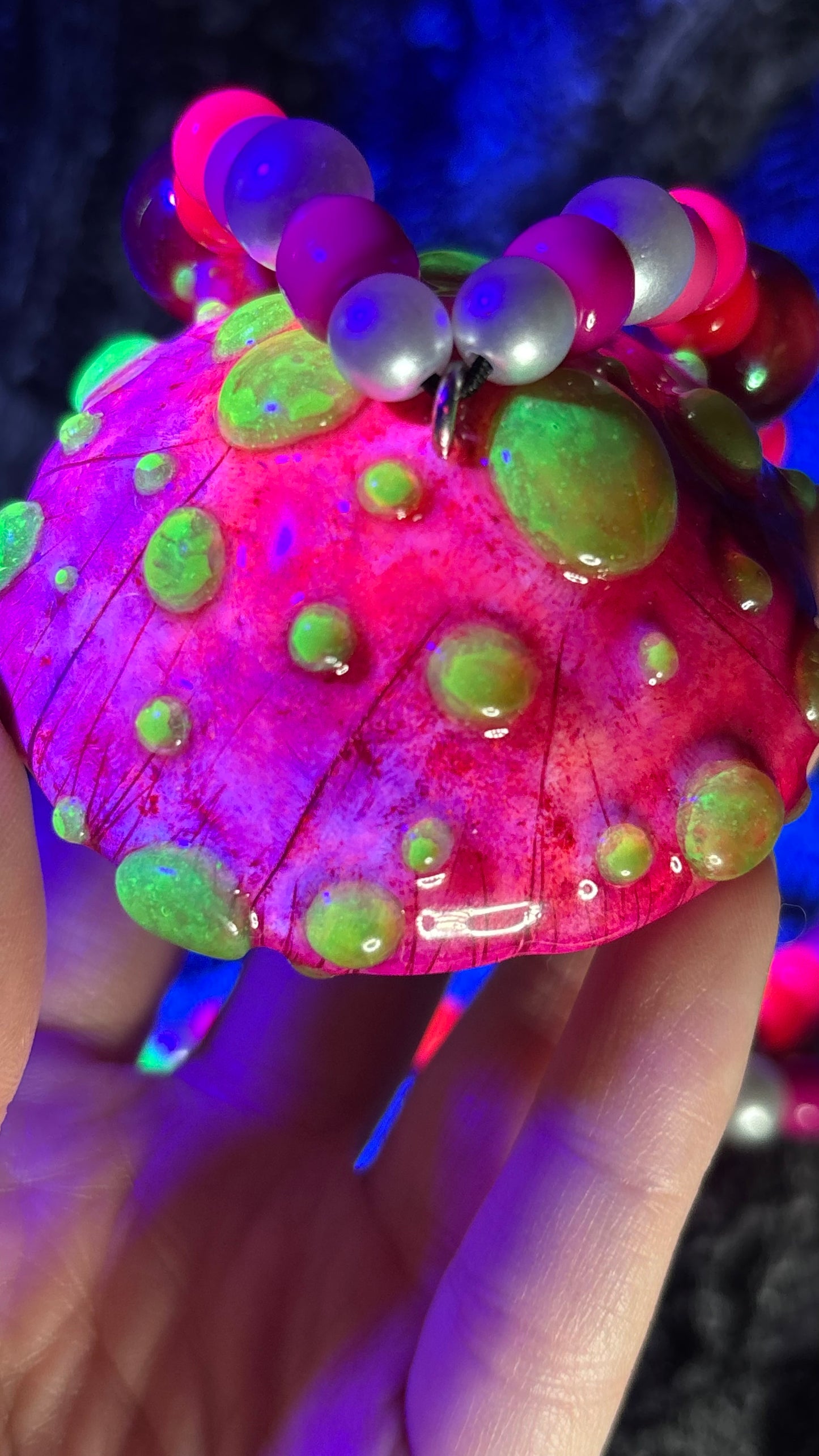 Toxic Shroomie #1 Stash Jar Necklace