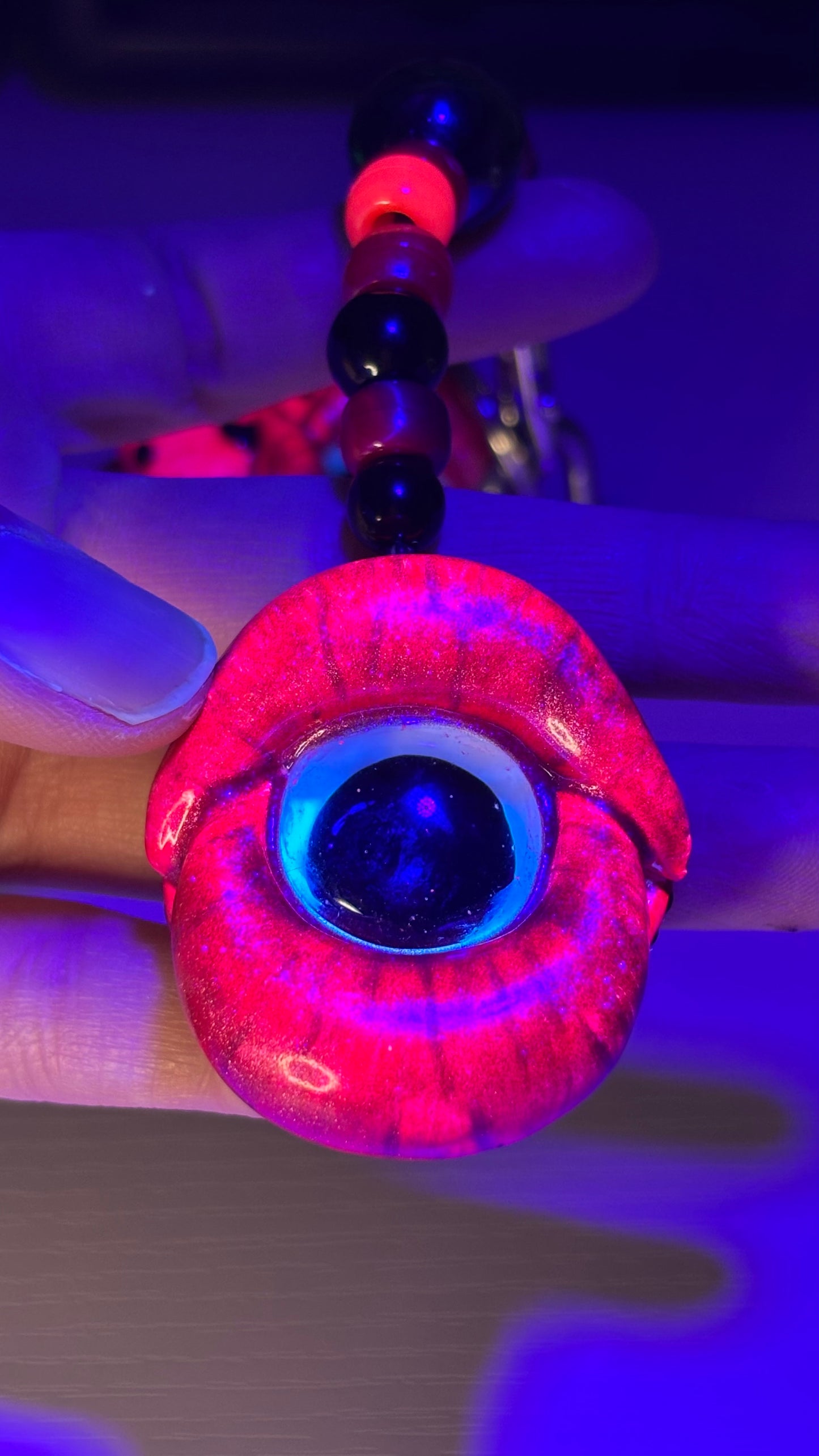 Yummy Yummy Stash Jar Bag Charm (+Yummy Eyeball Keychain)