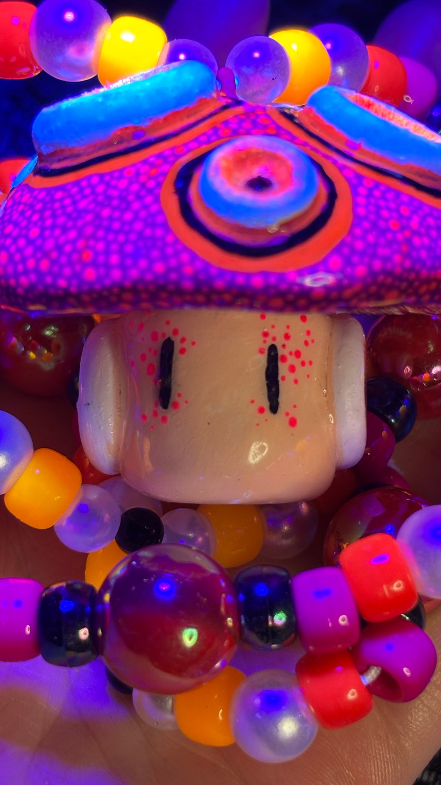 Experimental Shroomie #2 Stash Jar Necklace