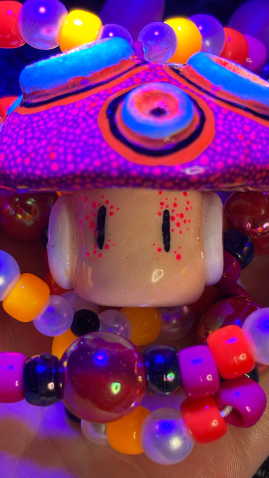 Experimental Shroomie #2 Stash Jar Necklace